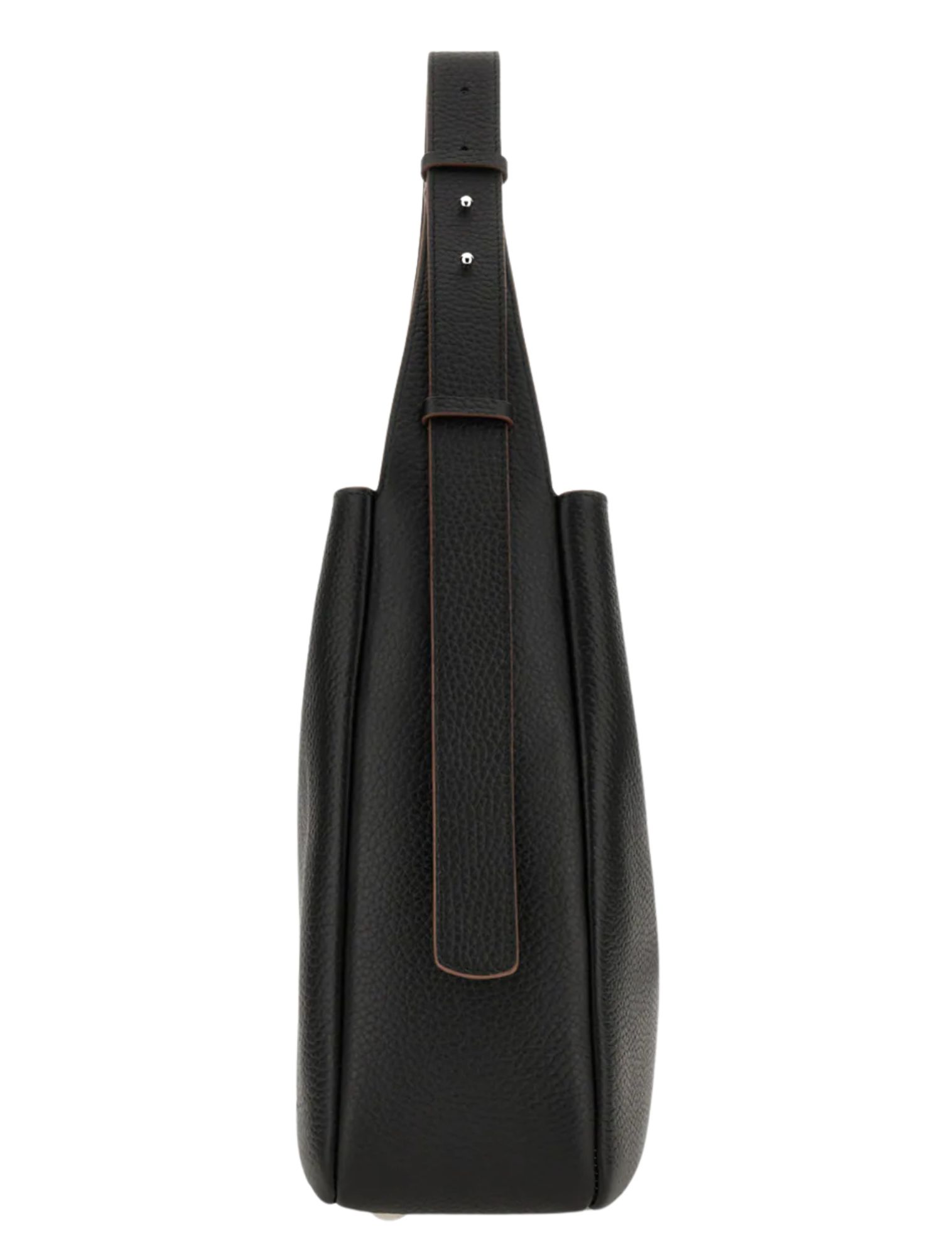 leren tas, schoudertas, black tas, handtas, pebble leer