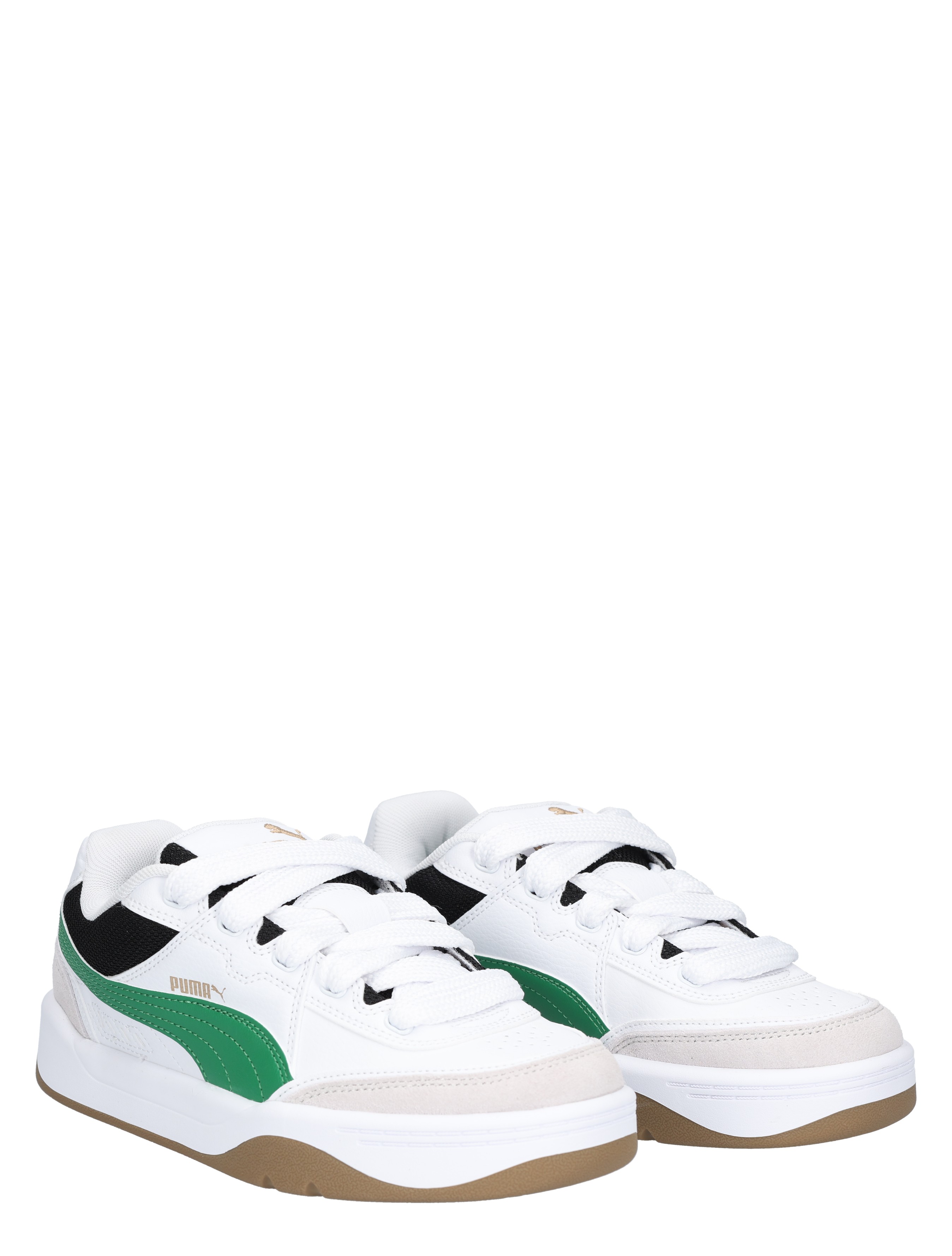 Puma - Park Lifestyle 06 White Green - Meisjes - Jongens - Sneakers - Lage Sneakers - Lage Sneakers - Sneakers - 48087_88_5