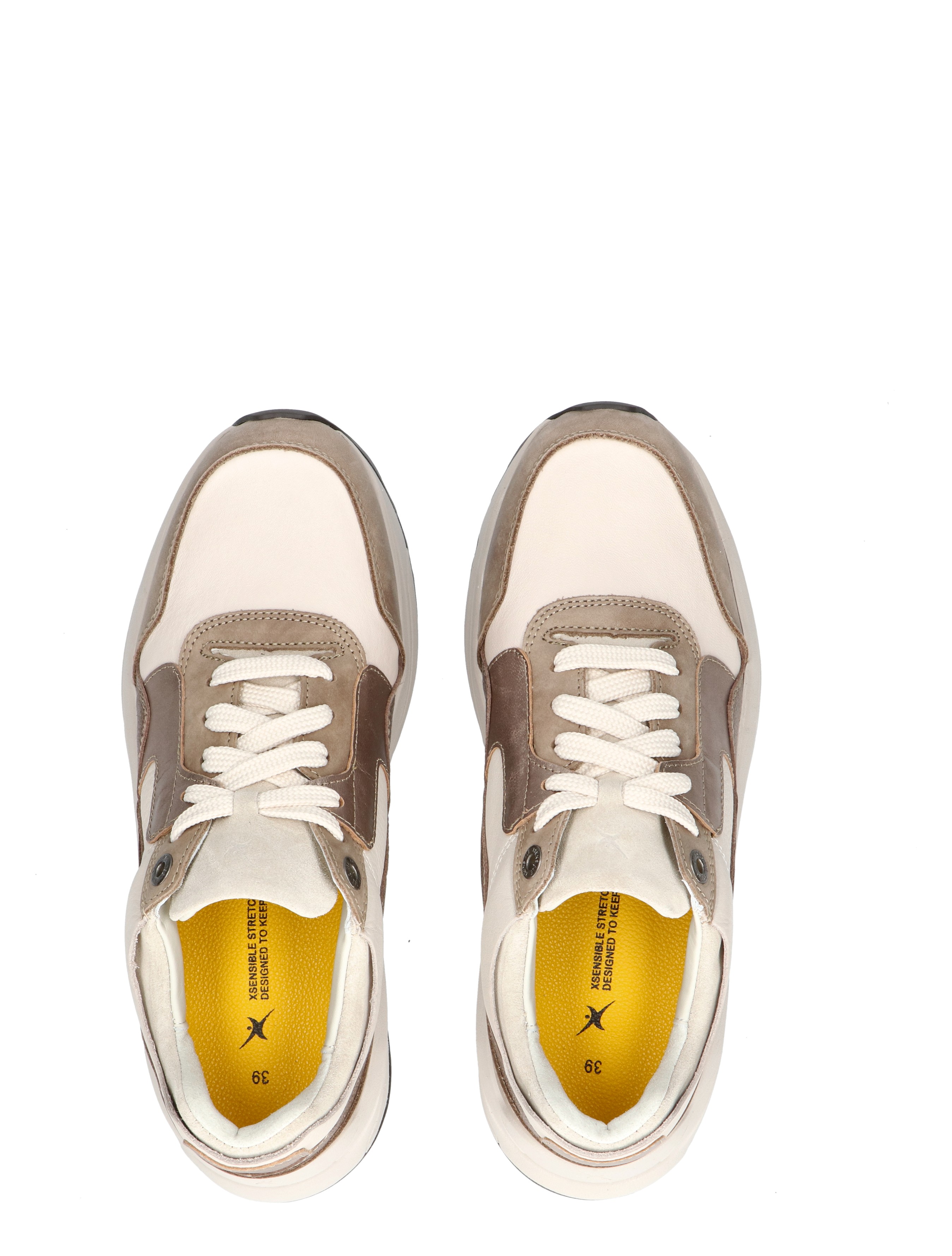 Xsensible - 33000.3 531 Taupe Combi - Sneakers - Dames - Lage Sneakers - 49416_77_7