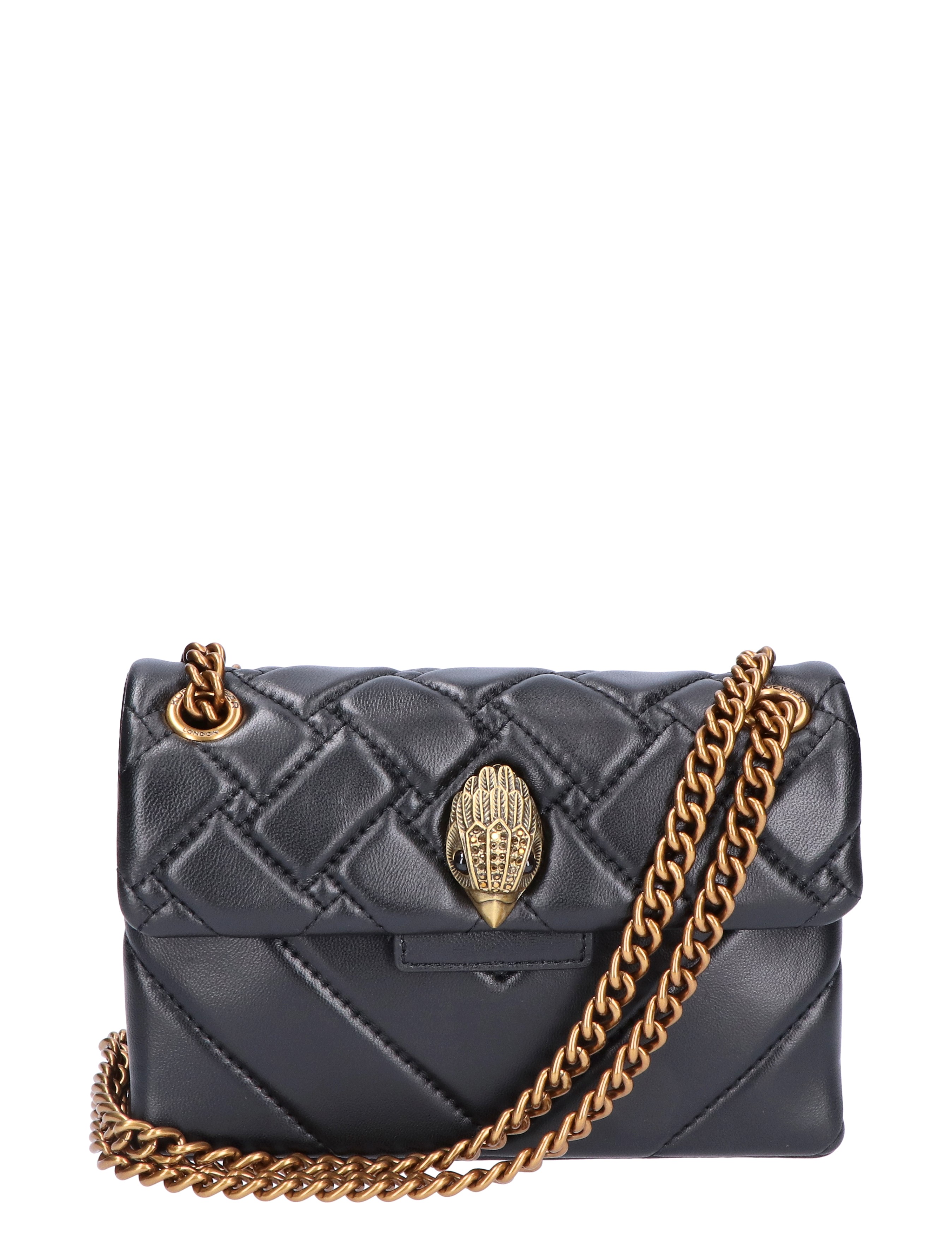 Kensington Leather Mini X Bag Black
