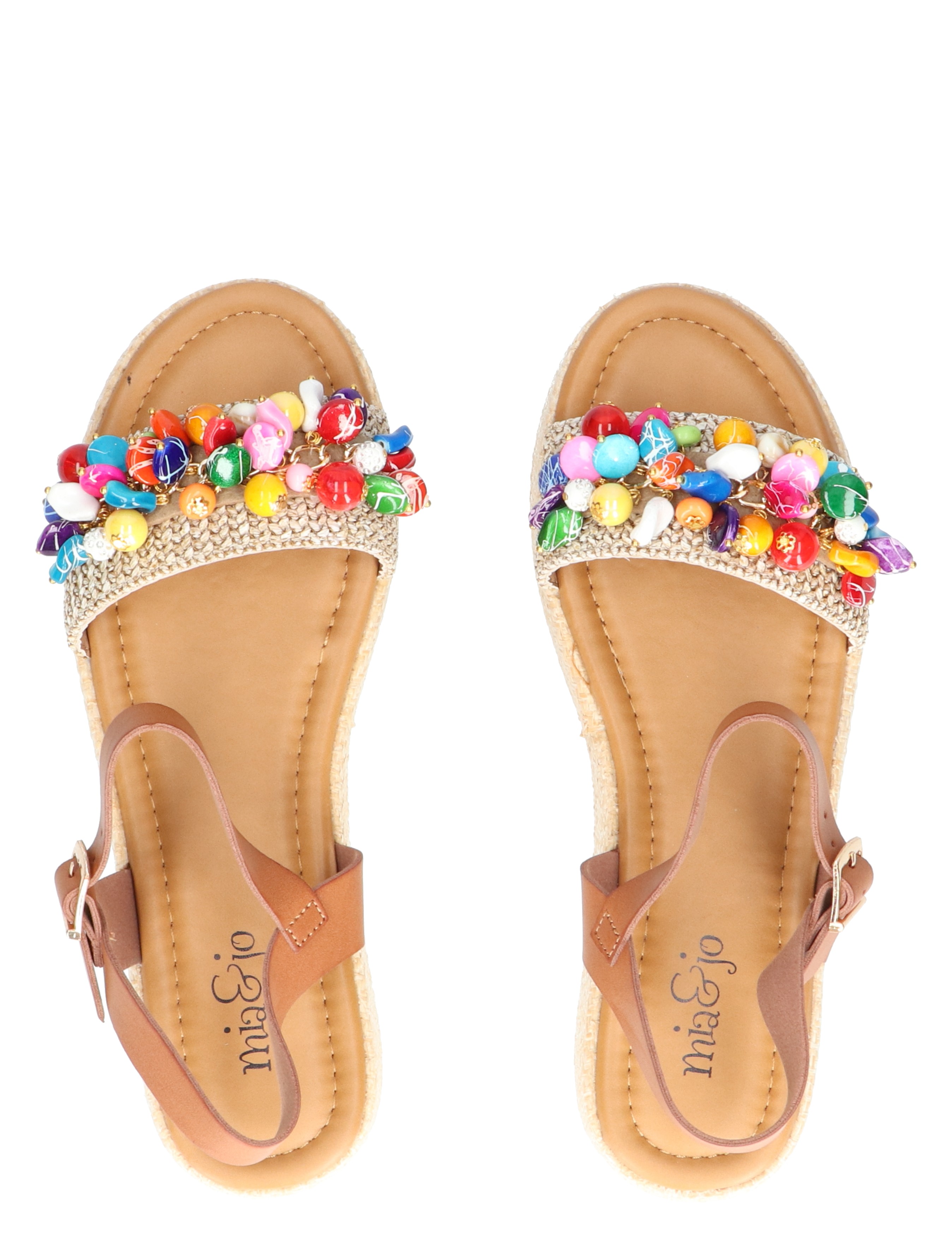 Lisa & Jo - Willeniek Brown Beige - Dames - Sandalettes - 47617_22_8