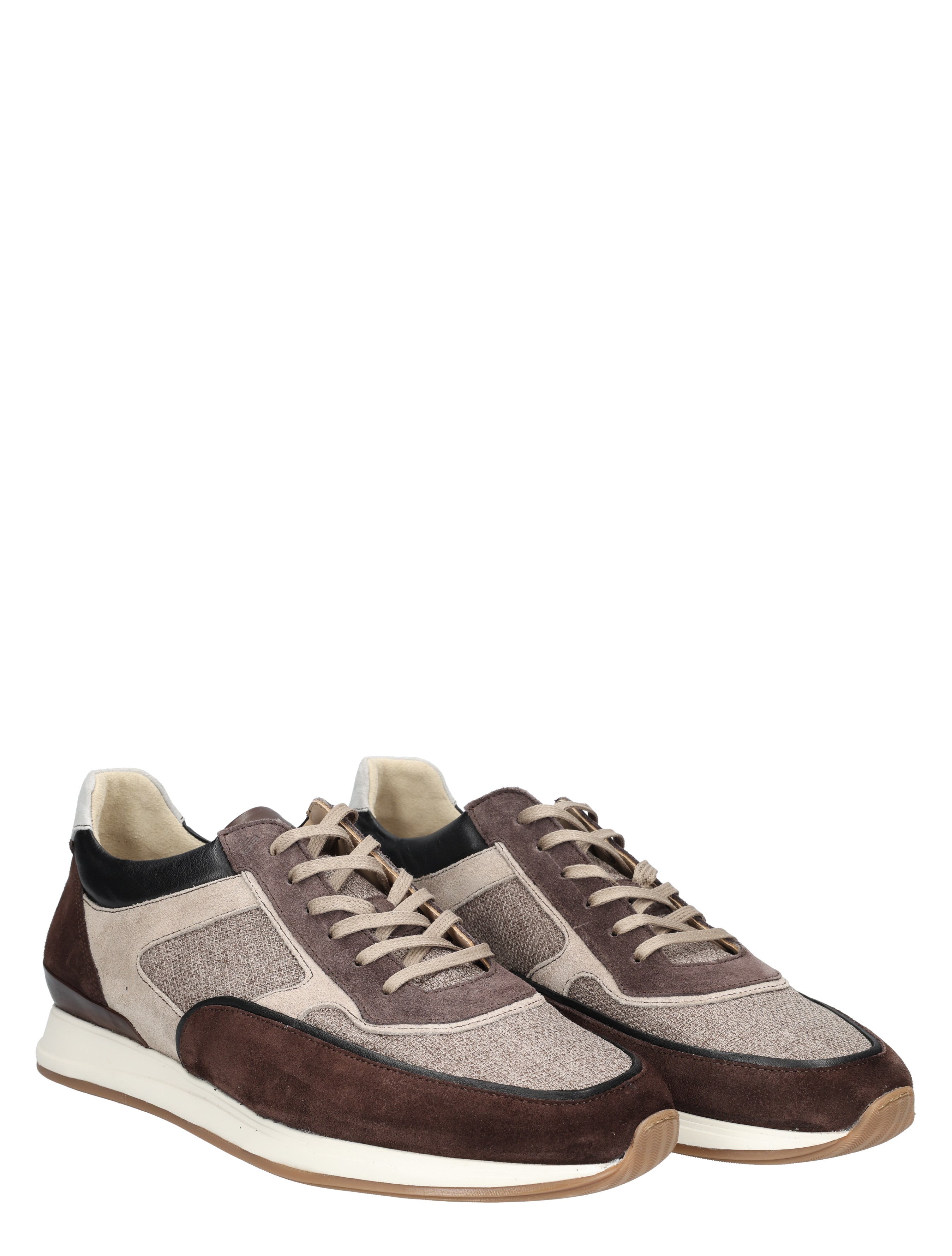 Van Bommel - Libra SBM-10020 34-01 Taupe G+ Wijdte - Heren - Veterschoenen - Casual Veterschoenen - 49265_27_5