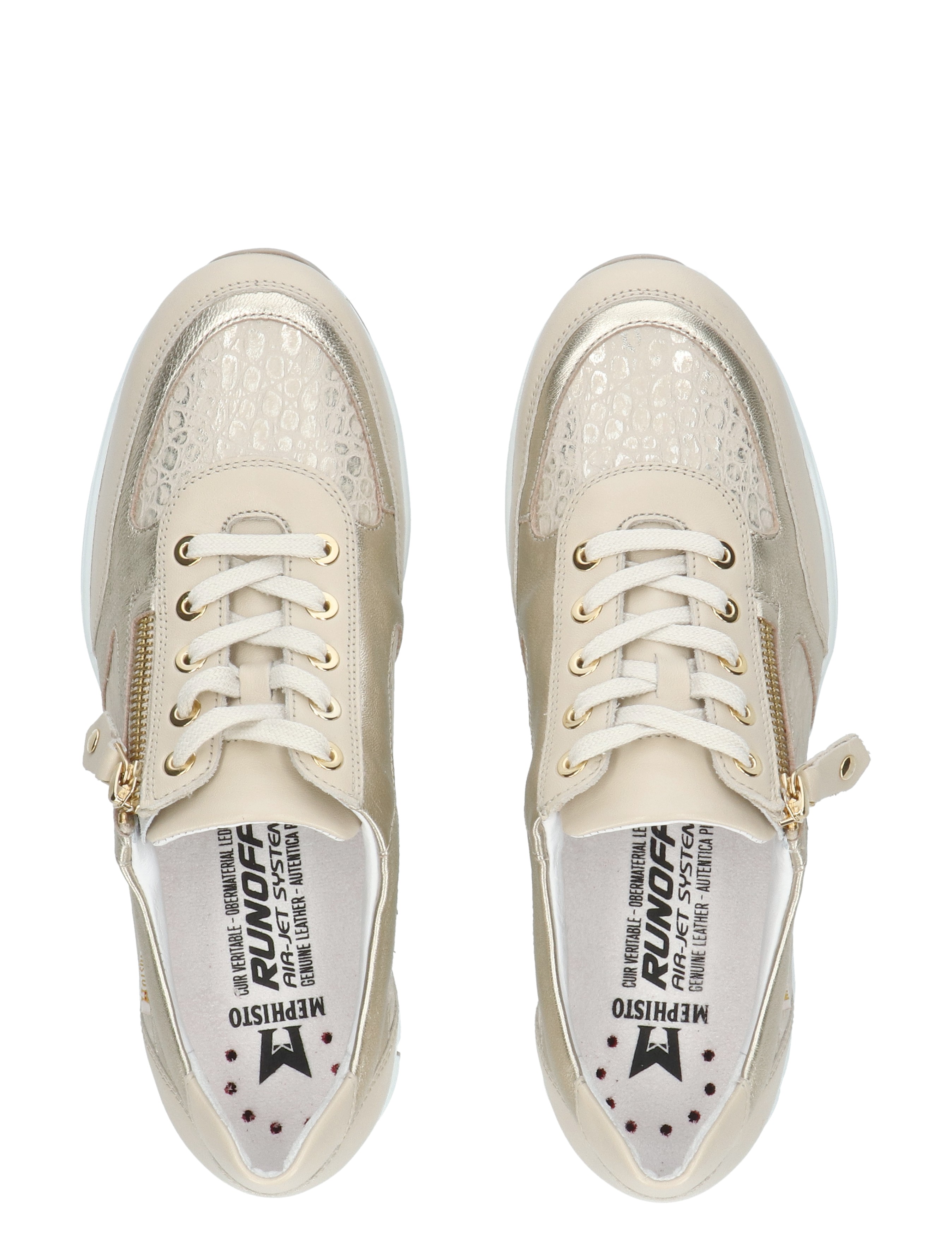 sneaker,  casual shoe,  beige,  lace-up,  side zipper