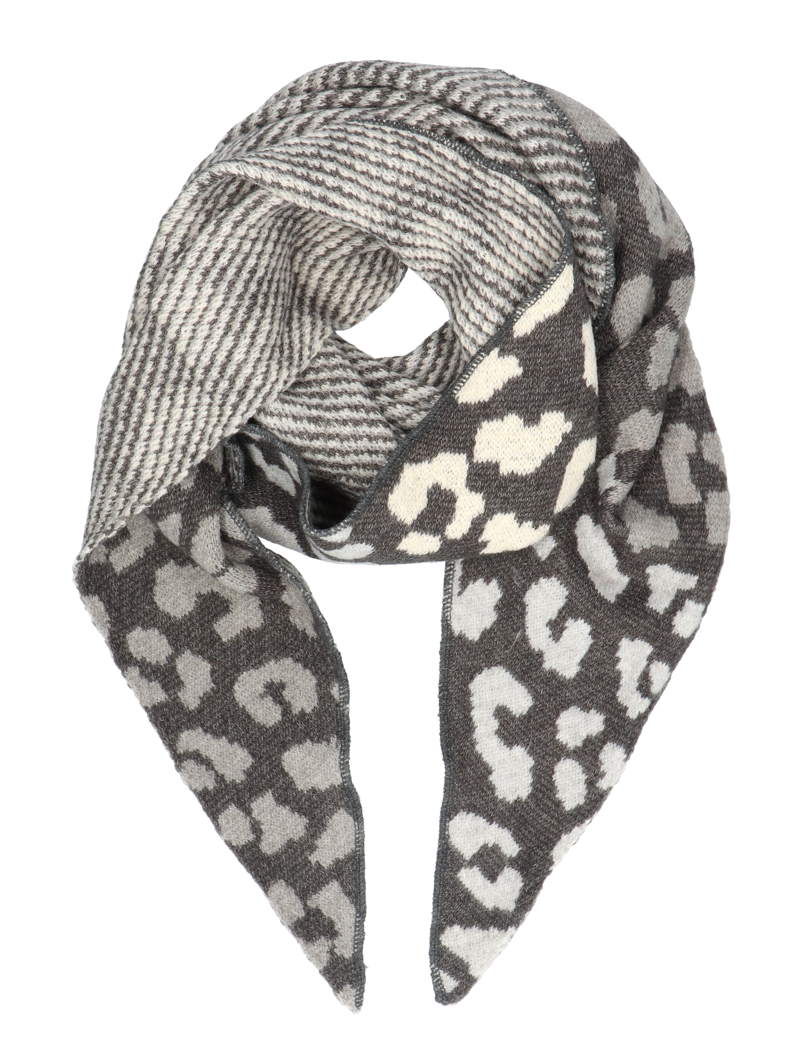 P-Modekontor - 5938586 Grey - Dames - Sjaals - 49074_99_1