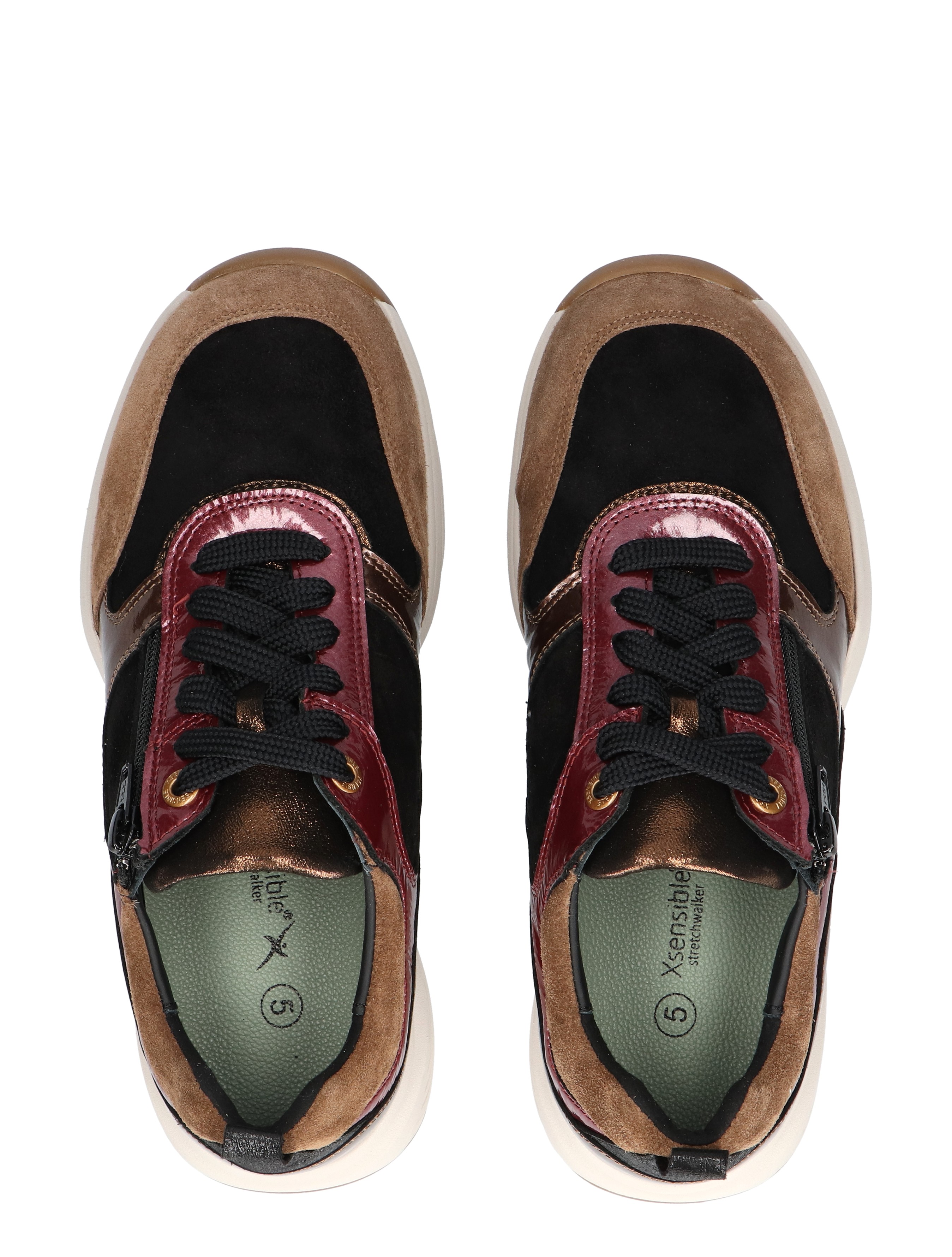 Xsensible - 32004.2 316 Camel Combi H-Breed - Dames - Veterschoenen - Casual Veterschoenen - 49420_12_7