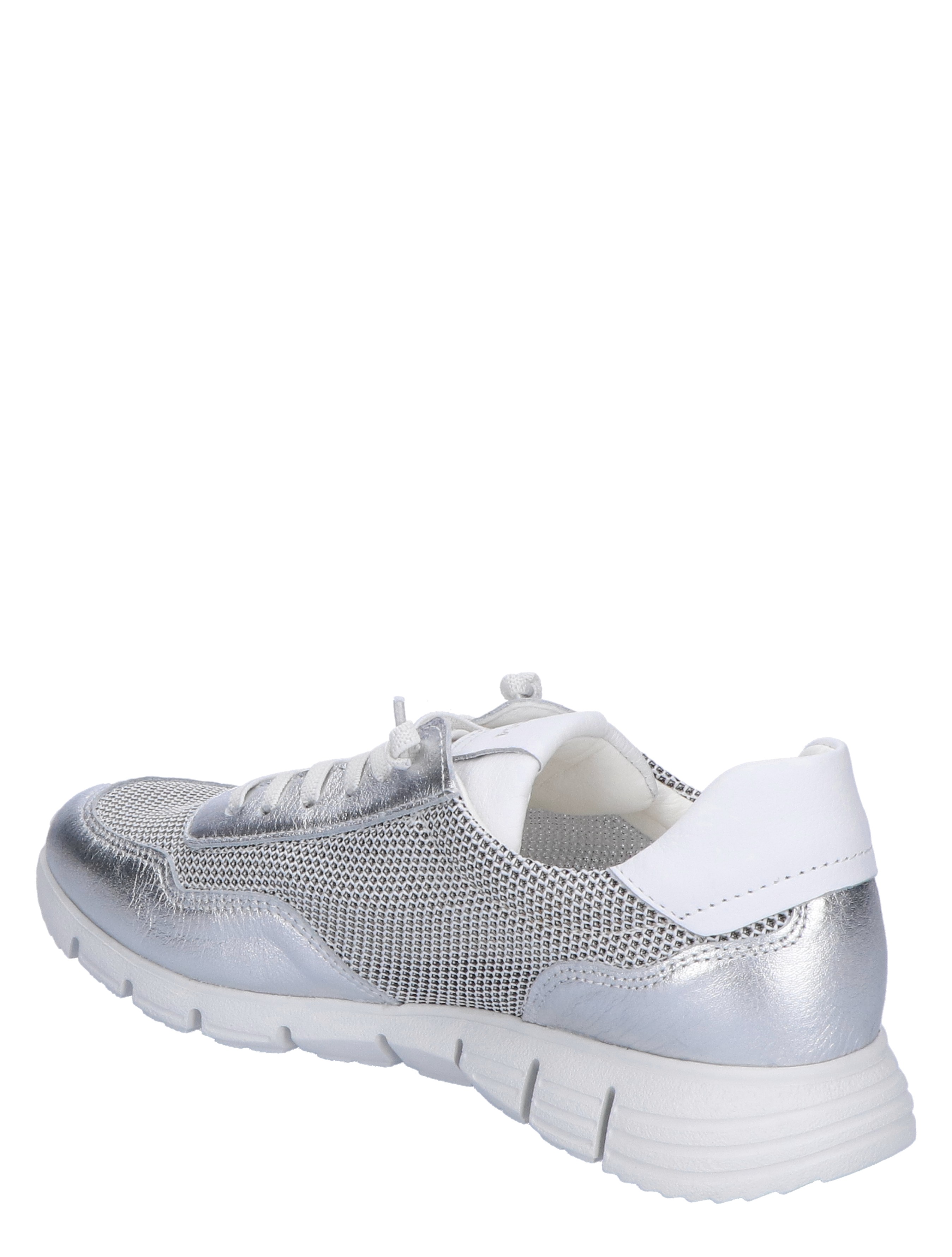 Sioux - Mokrunner-D Silver Grey White G-Wijdte - Dames - Veterschoenen - Casual Veterschoenen - 47450_54_4