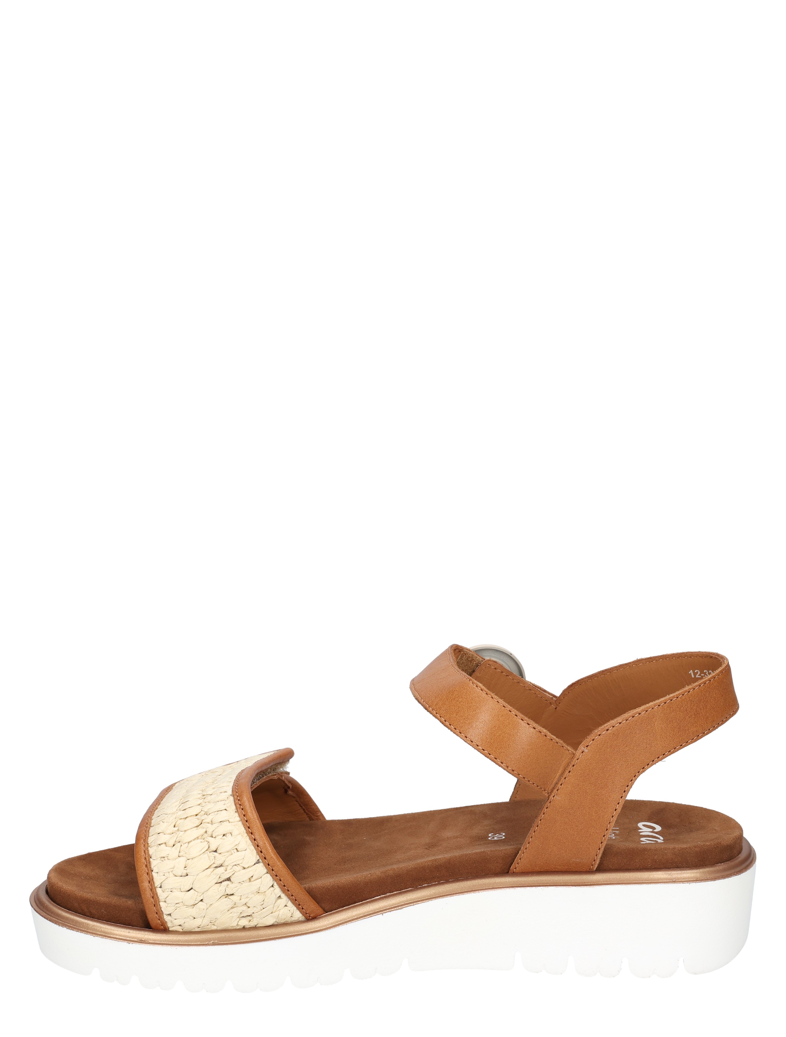 Ara - Bilbao 12-33519-09 09 Cognac Natural G-Wijdte - Dames - Sandalen - 50428_02_2