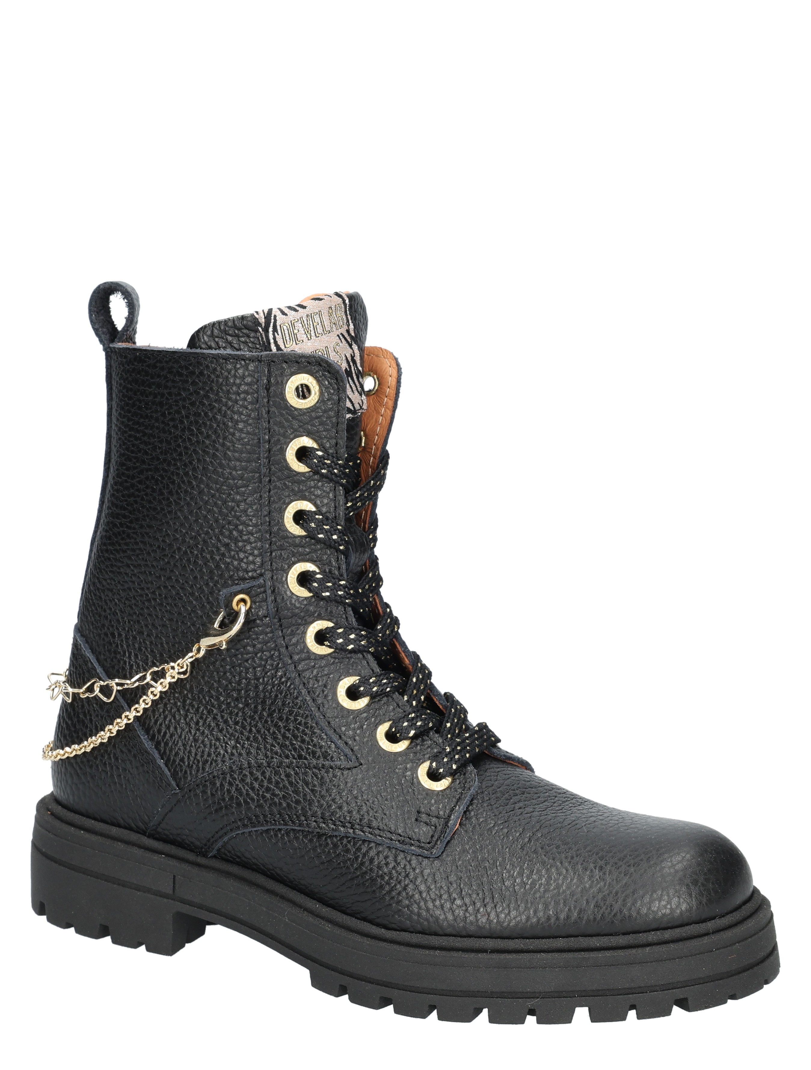 Develab - 42966 922 Black Nappa - Meisjes - Boots - Biker Boots - 45706_11_3