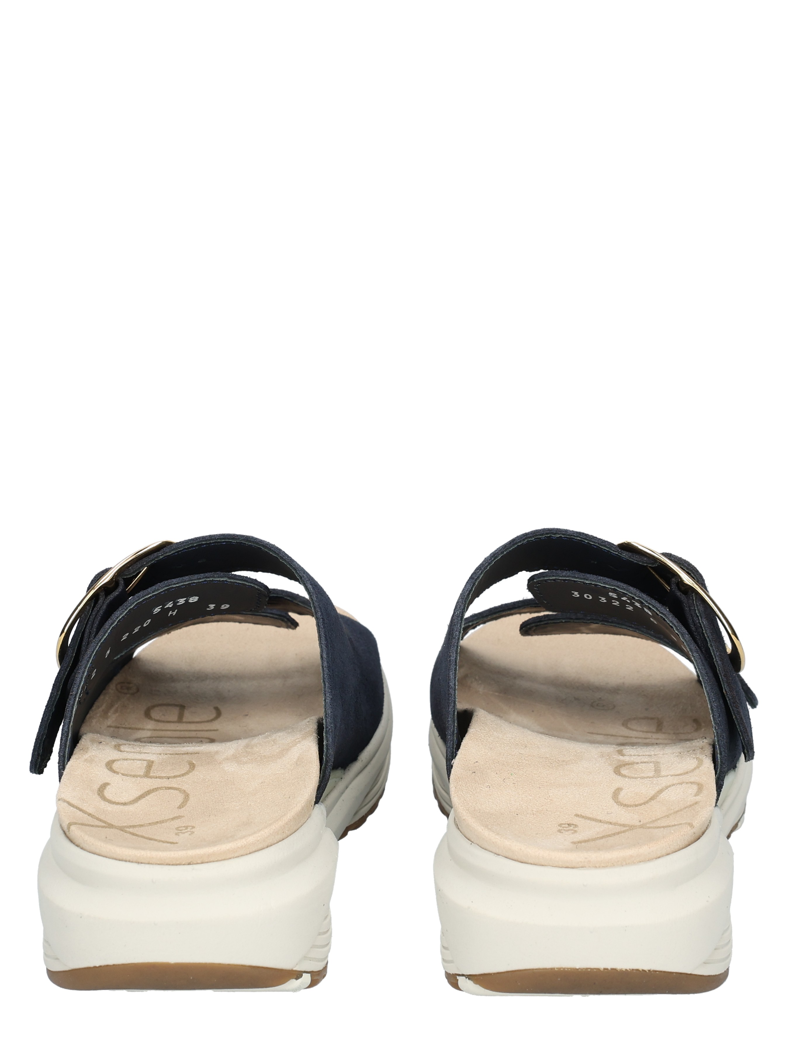 Xsensible - 30322.5 Mykonos 220 Navy H-Wijdte - Dames - Slippers - 50414_33_6