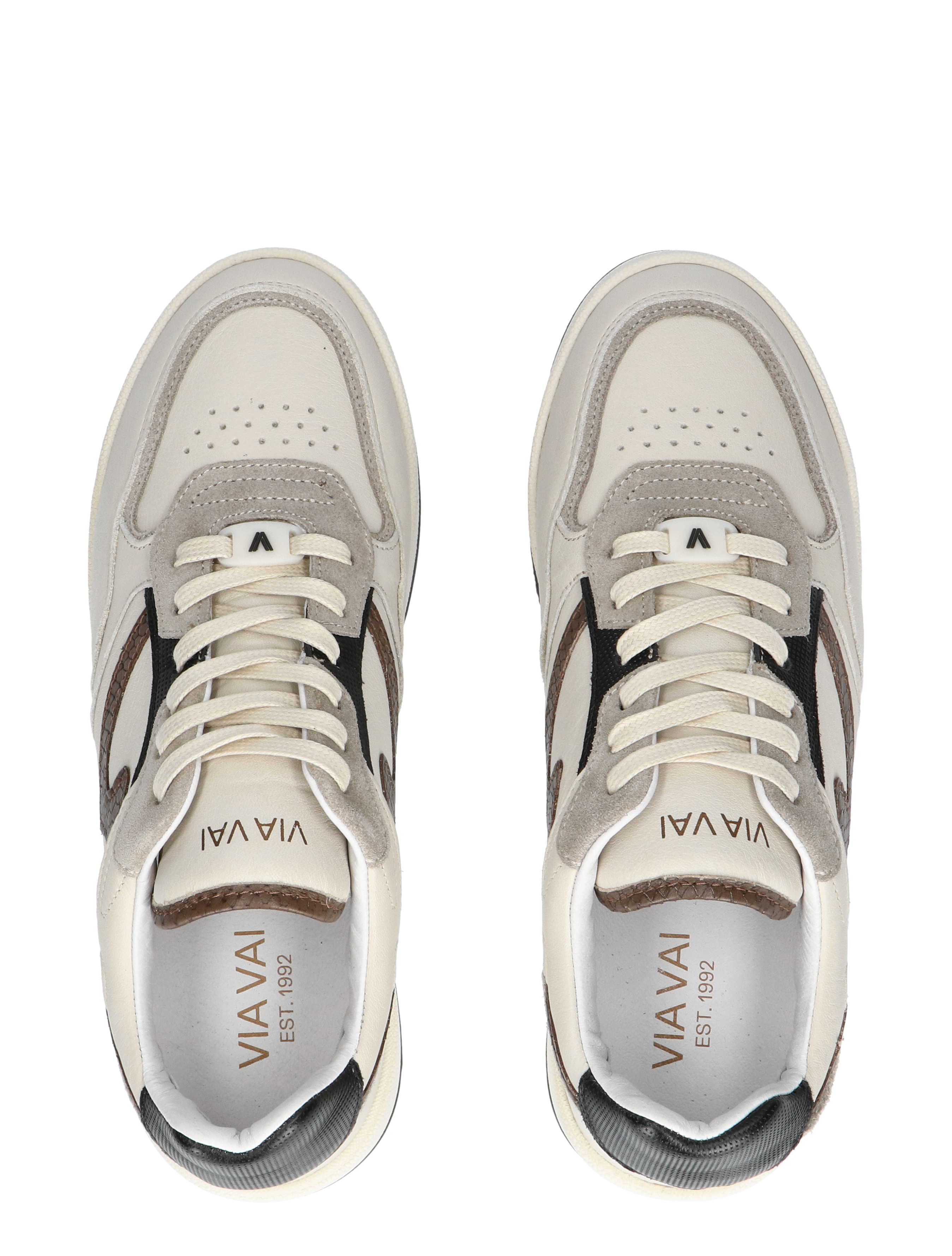 VIA VAI - Sam Levi 62026 04-900 Combi Black - Sneakers - Dames - Lage Sneakers - 46116_11_7