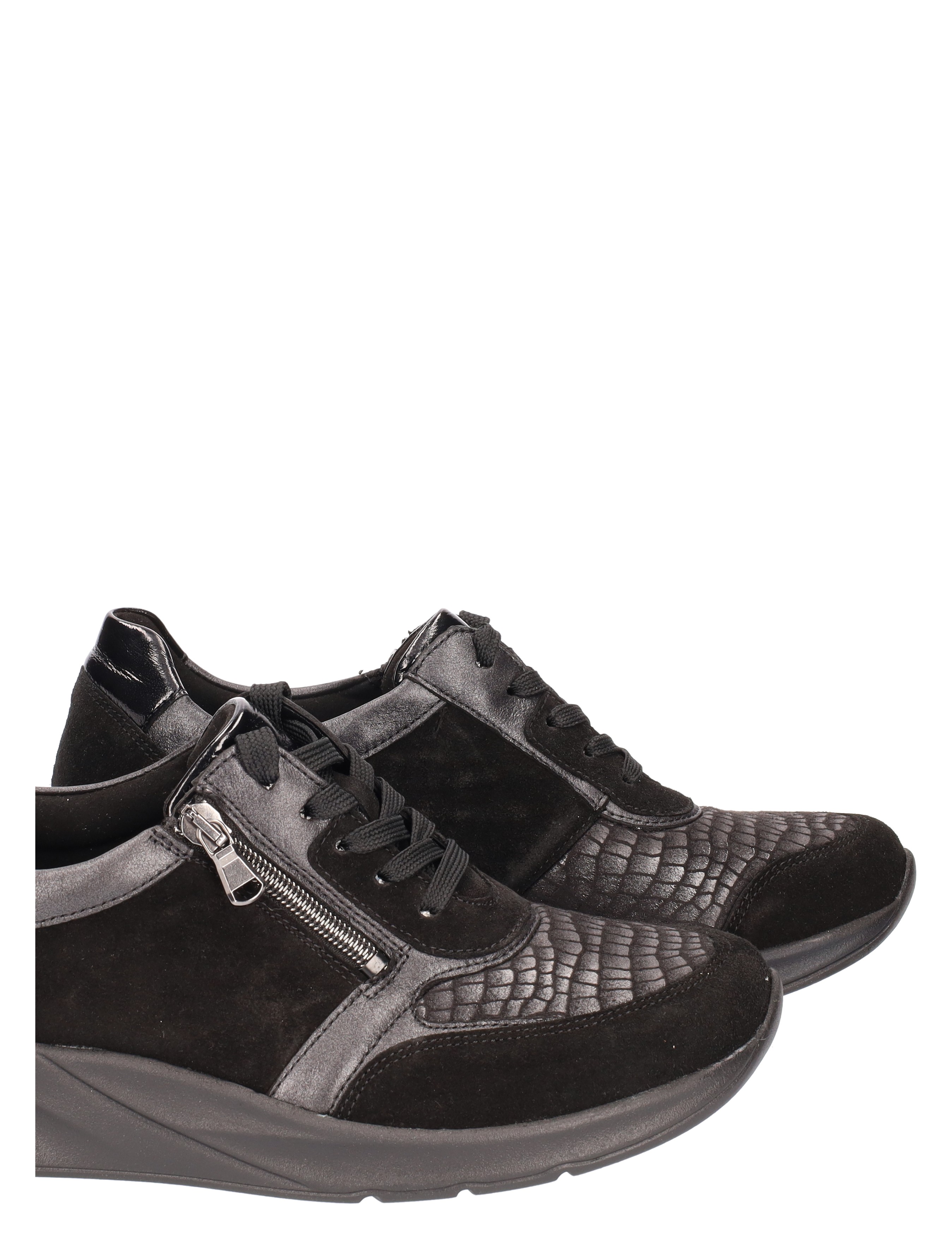 Waldlaufer - 715H02 Black H-Wijdte - Dames - Veterschoenen - Casual Veterschoenen - 42604_10_7