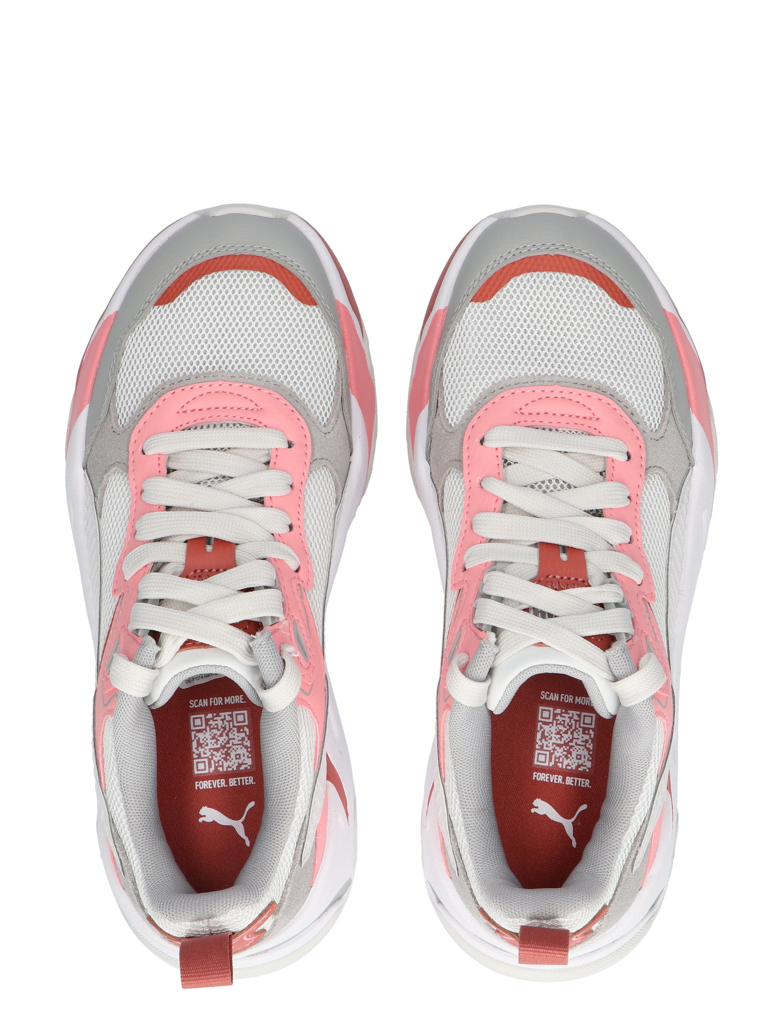 Puma - Trinity 27 Grey Pinkscape - Meisjes - Lage Sneakers - Sneakers - 48089_94_7