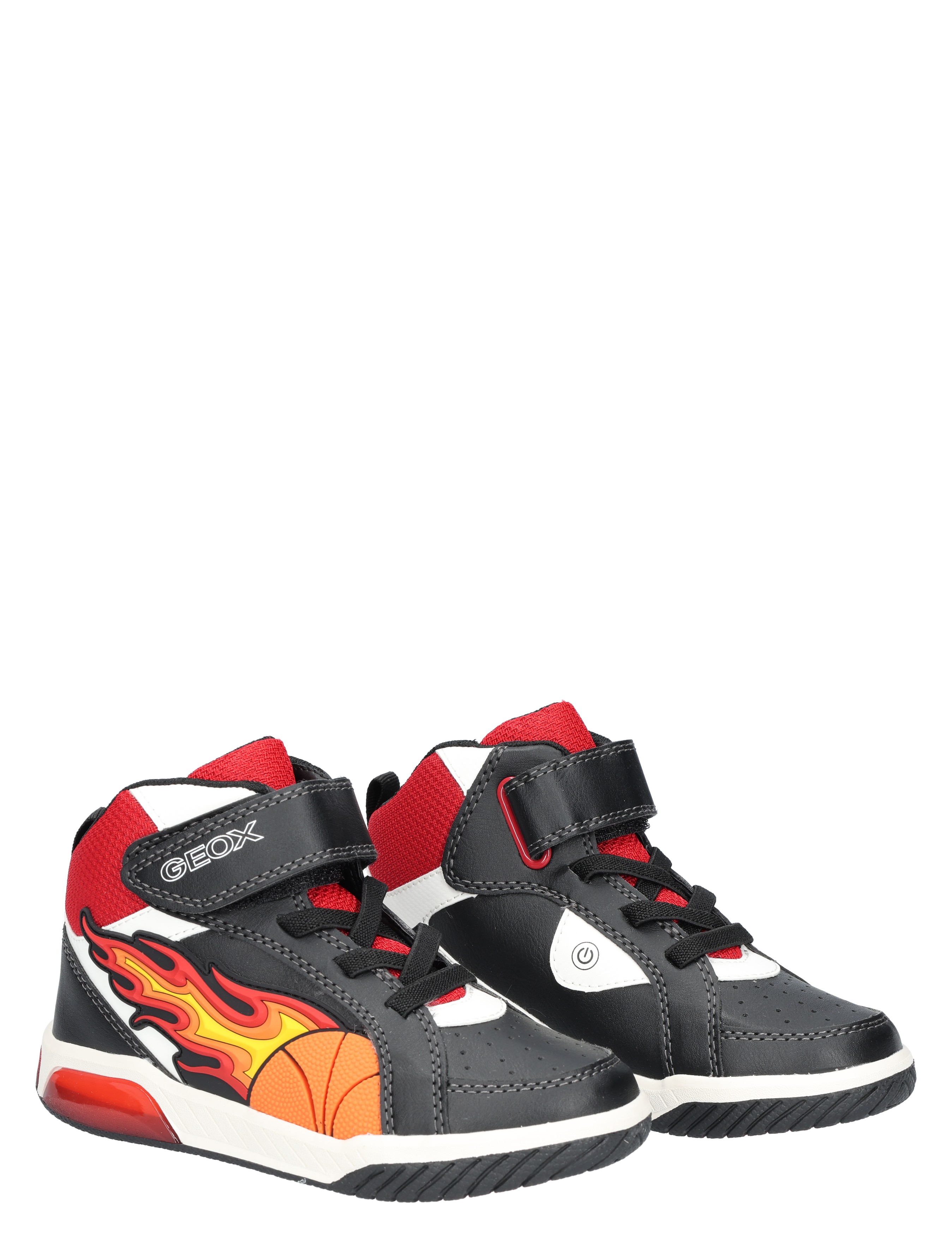 Geox - Inek Boy Baseball Black Red - Jongens - Boots - Veter Boots - 48252_14_5