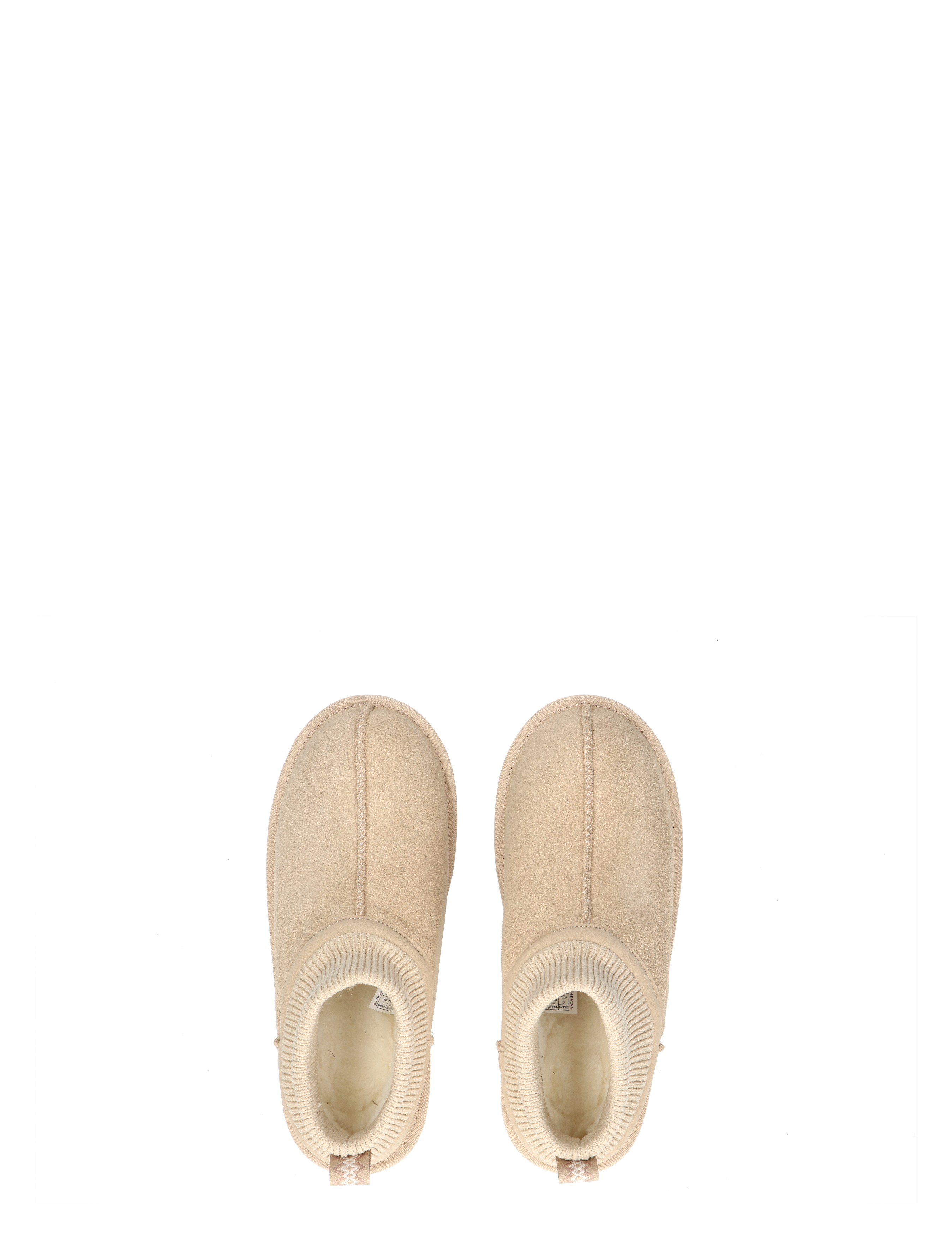 UGG - Kids Classic Ultra Stretch Cuff Mustard Seed - Meisjes - Jongens - Boots - Enkellaarsjes - Boots - Enkellaarsjes - 48145_77_7