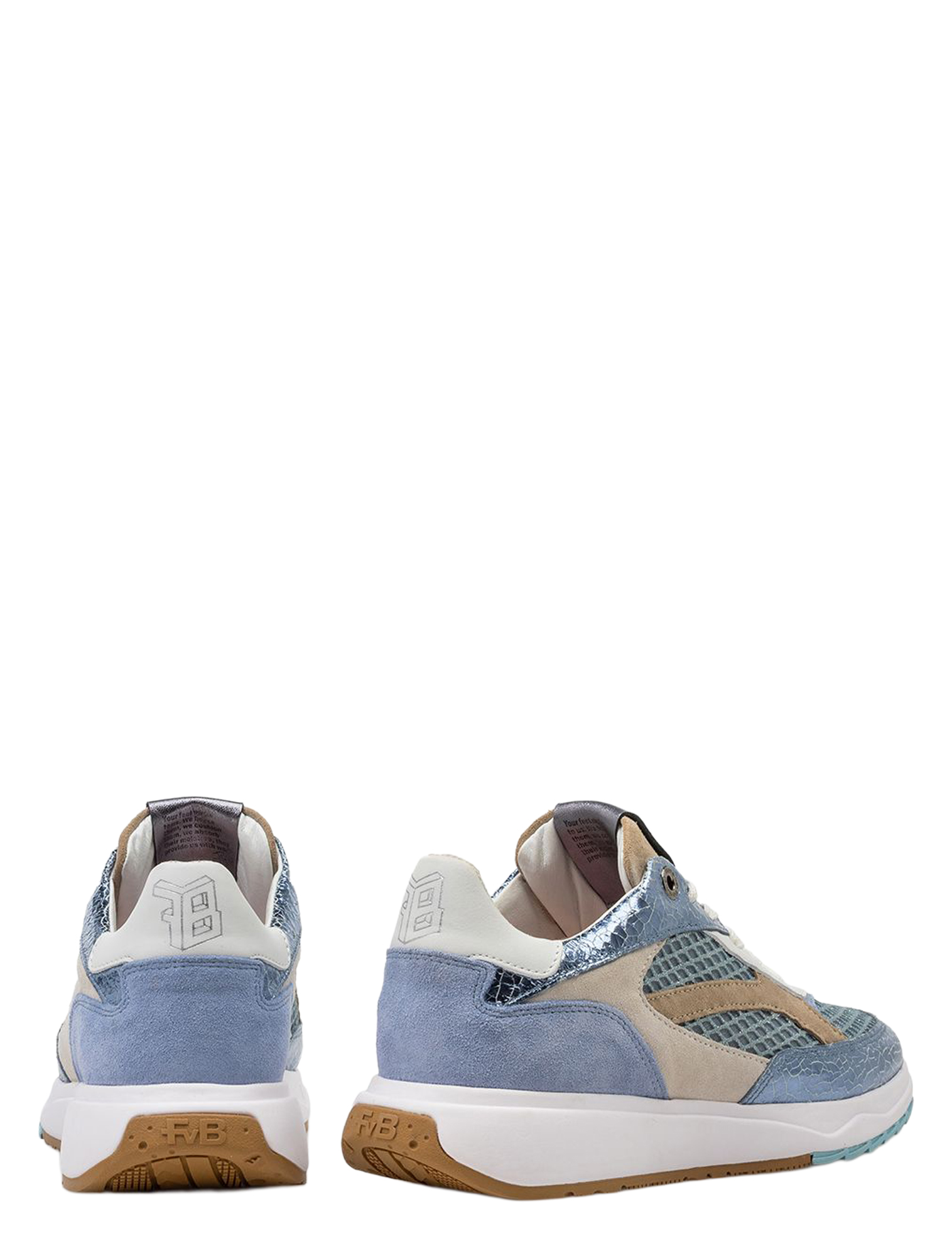 Floris van Bommel - Suvi 10138 02.19 Light Blue - Sneakers - Dames - Lage Sneakers - 51478_03_4