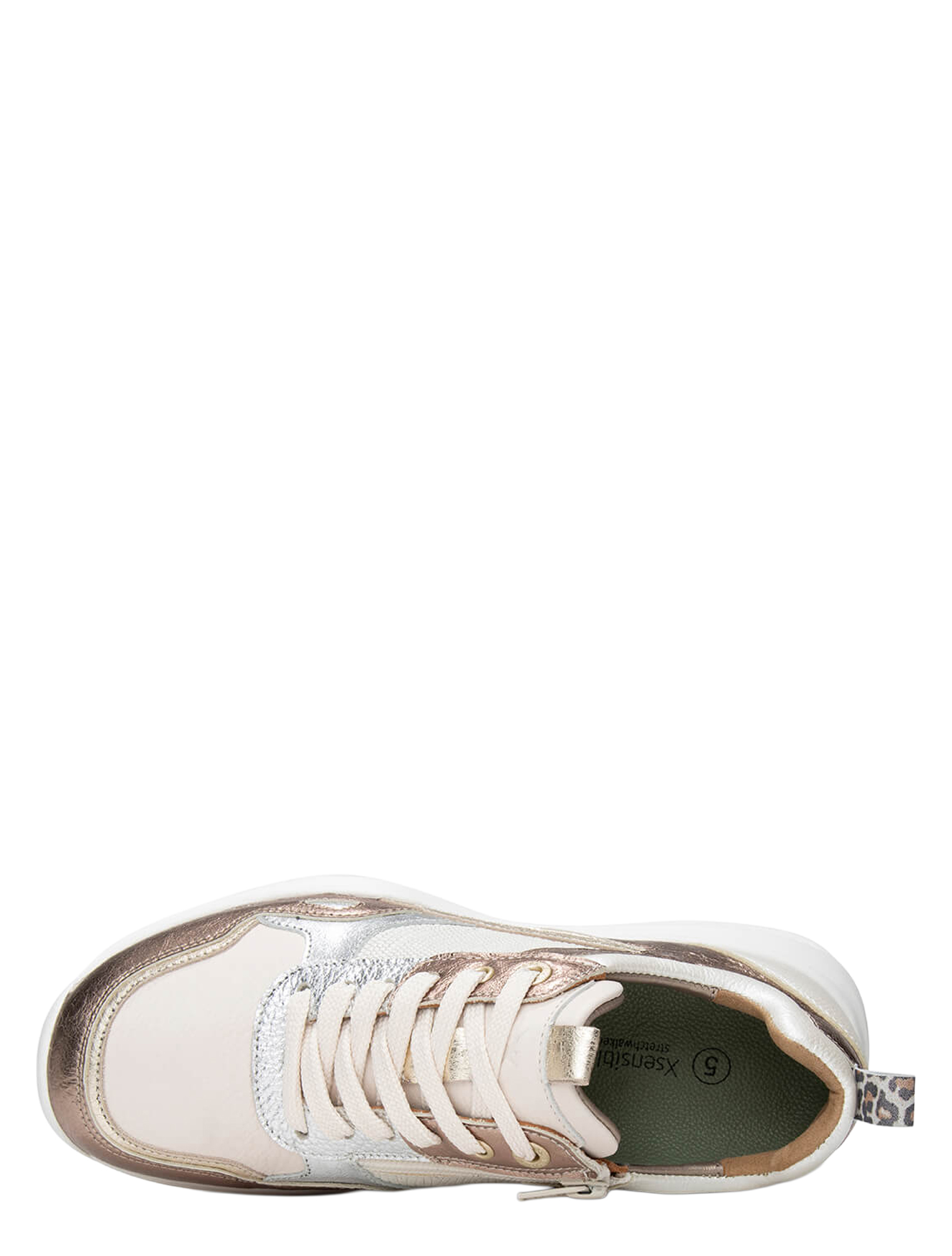 Xsensible - 32010.3 Bronze Combi H-Wijdte - Dames - Veterschoenen - Casual Veterschoenen - 51662_77_4