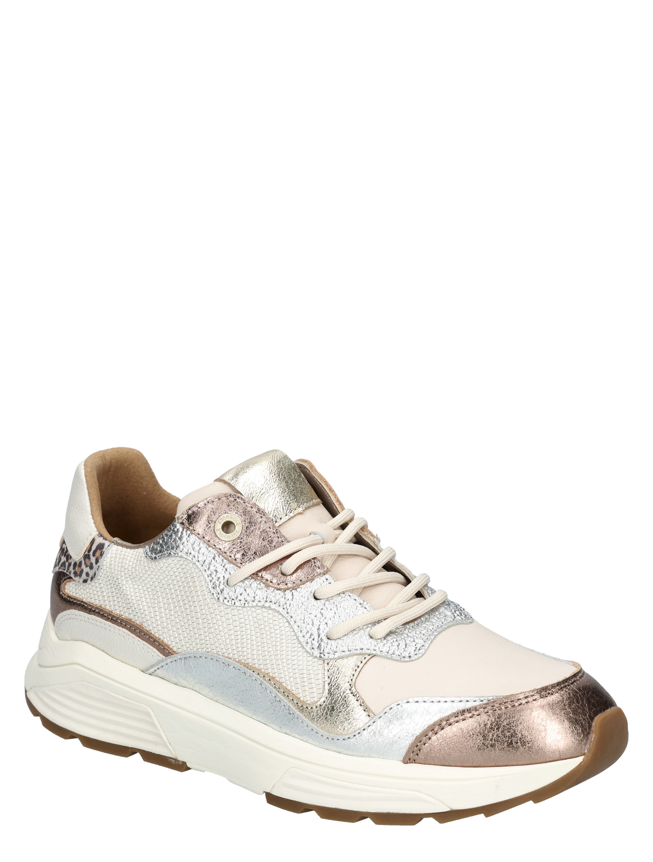 Xsensible - 33011.3 Rainbow Metallic 396 Bronze Combi G- Wijdte - Dames - Veterschoenen - Casual Veterschoenen - 50407_77_3