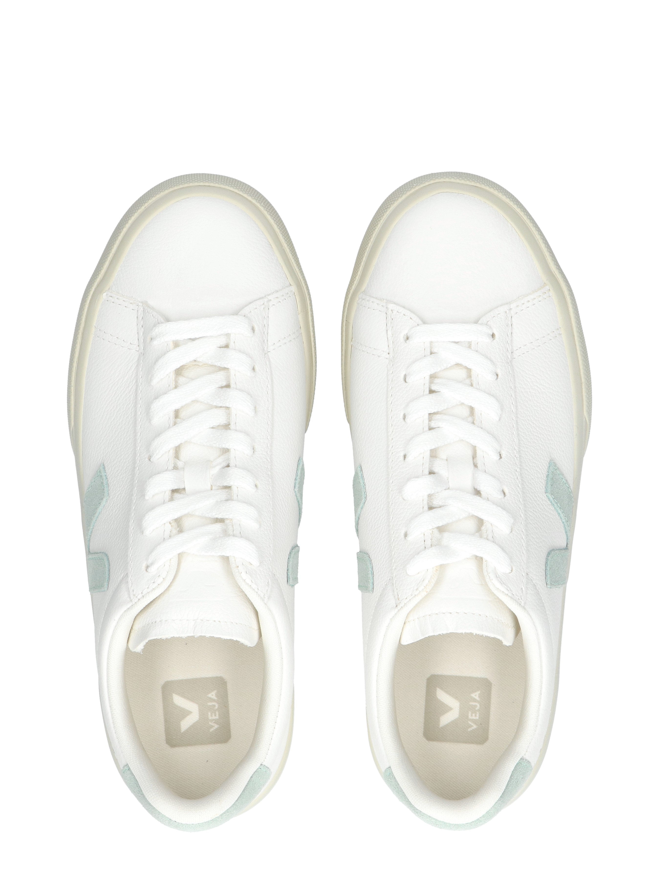 Campo Women Leather White Green