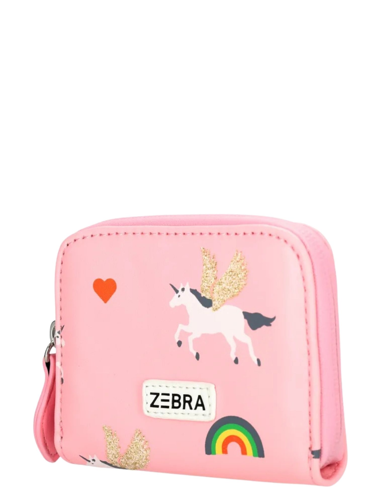 pink, unicorn, portemonnee, glitter, regenboog