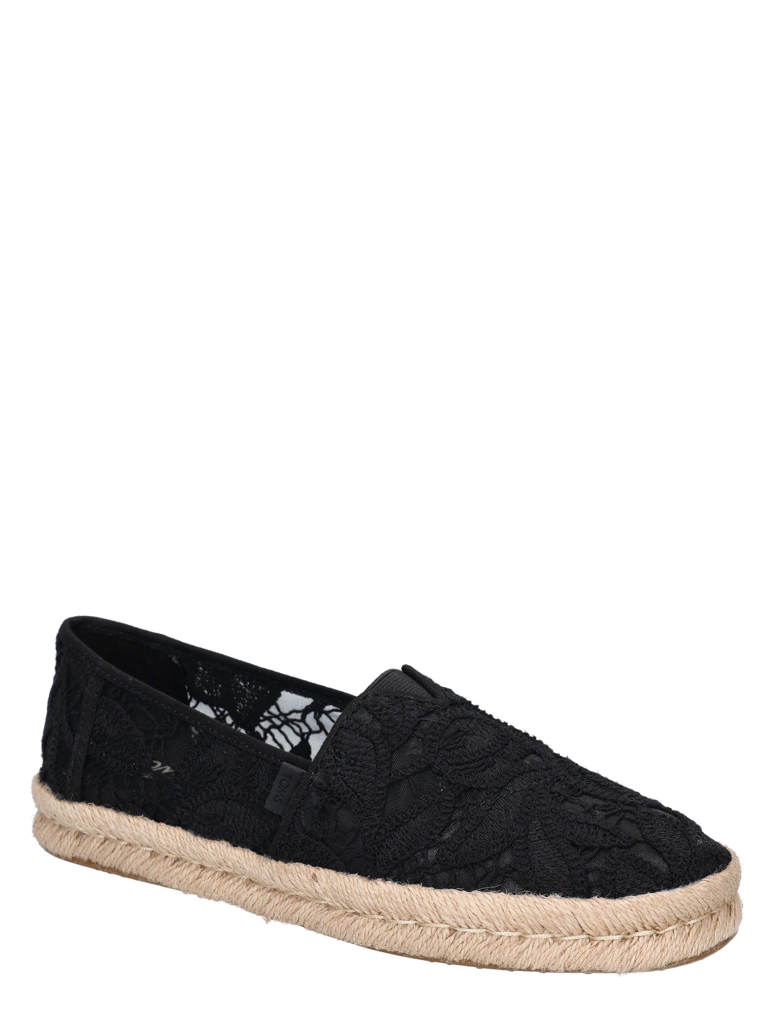 espadrille, lattice lace, zwart, sneaker/flat, touwzool