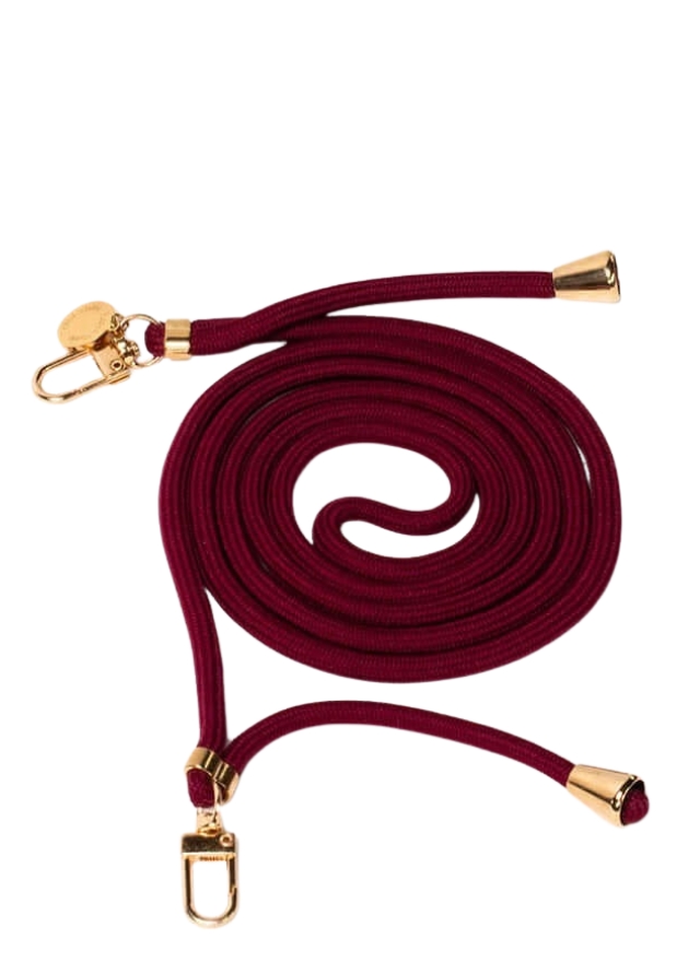 Colorful Phone Cord Wine Red