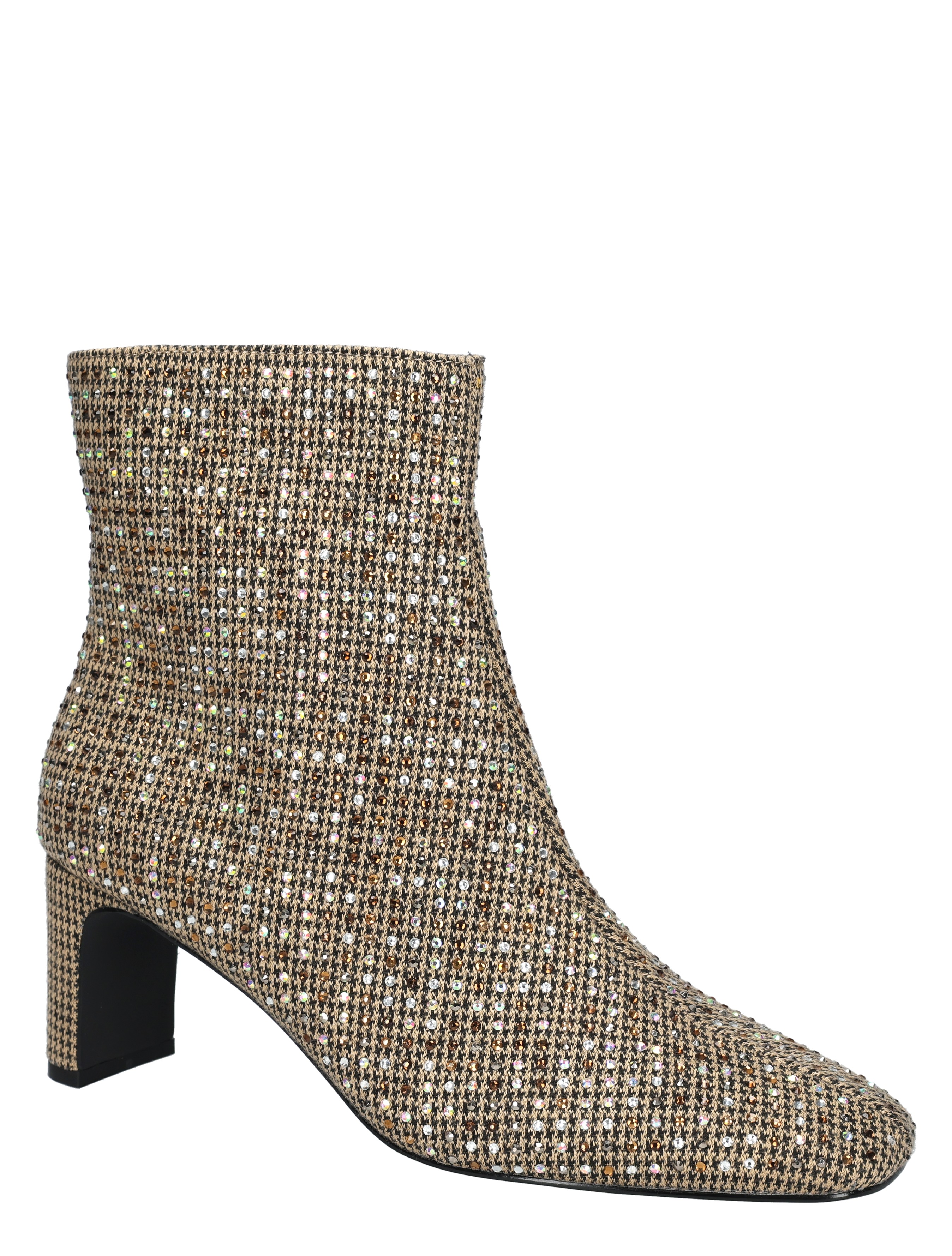 boots, ankle boot, glitter, tweed, block heel
