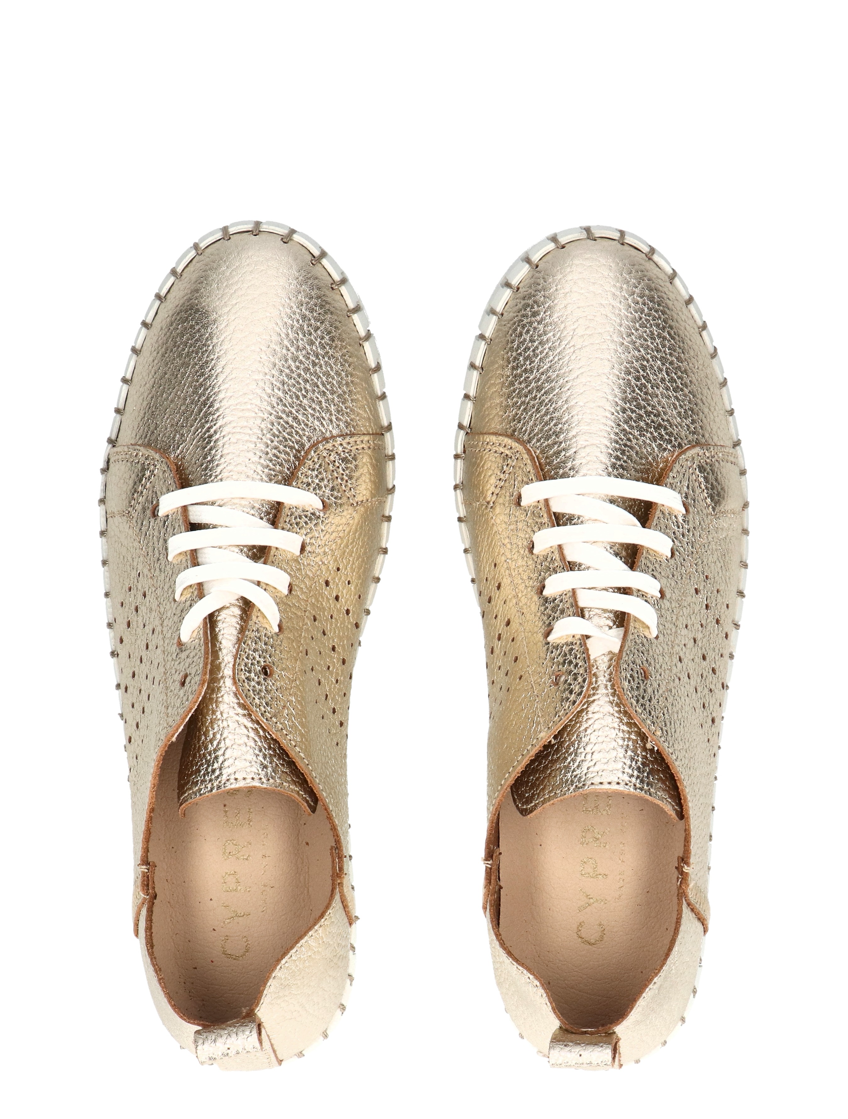 metallic, gold, lace-up, kids shoes, leder