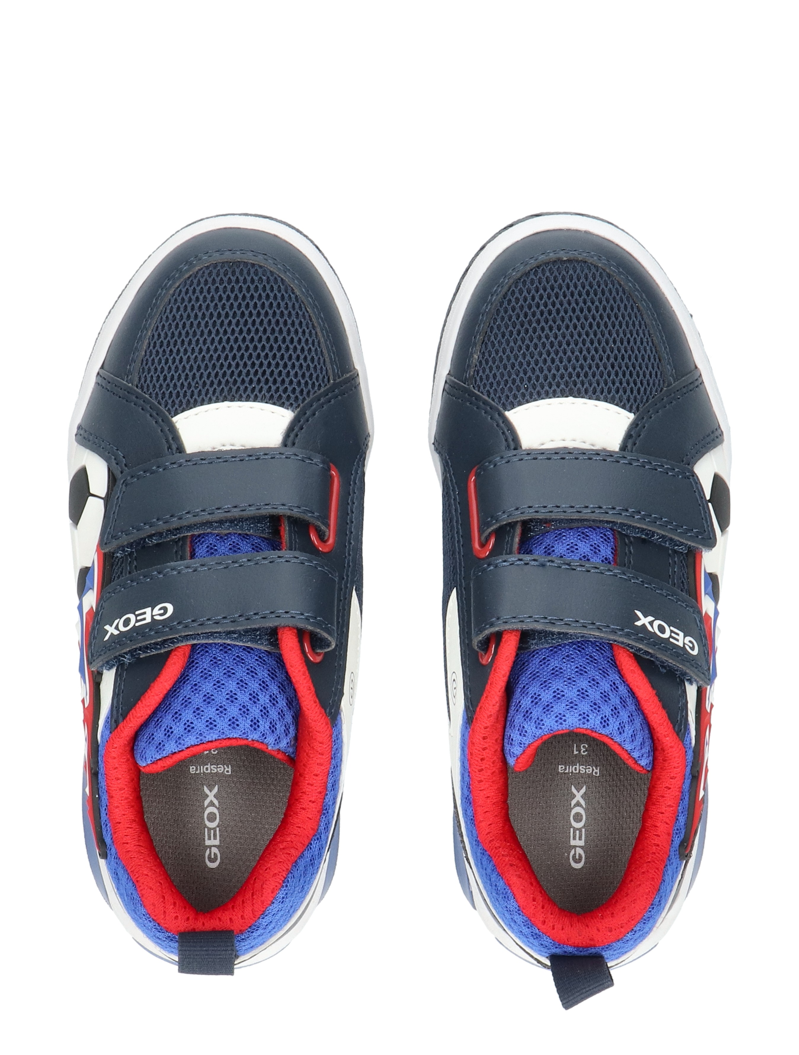 Geox - J659CB Navy Red - Jongens - Klittenbandschoenen - 49756_34_7