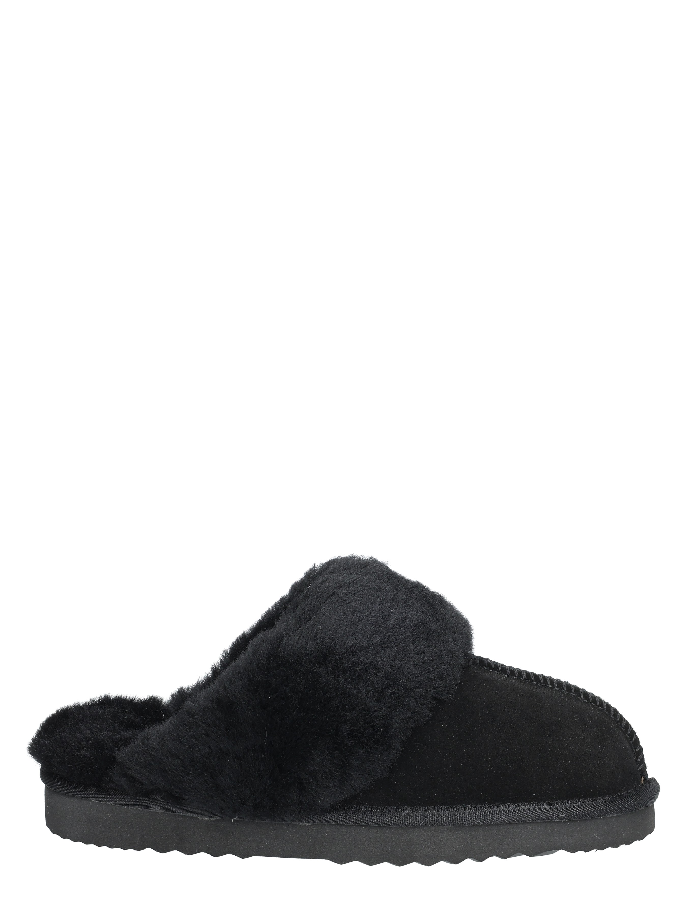 Cypres - Caiya 2545226 Black Cow Suede - Dames - Pantoffels - 49479_11_1