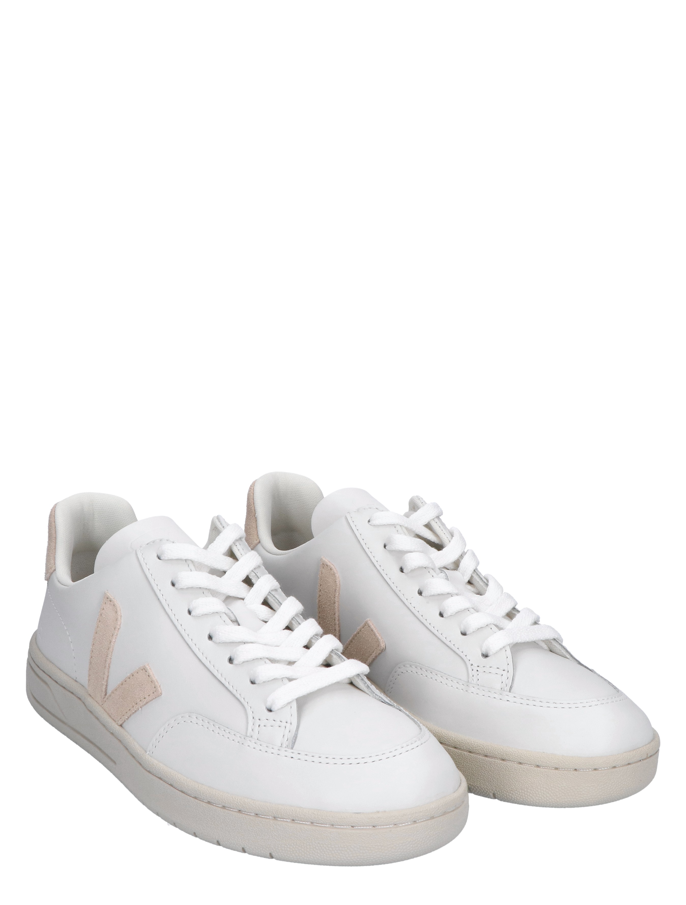 V-12 Women Leather White Sable