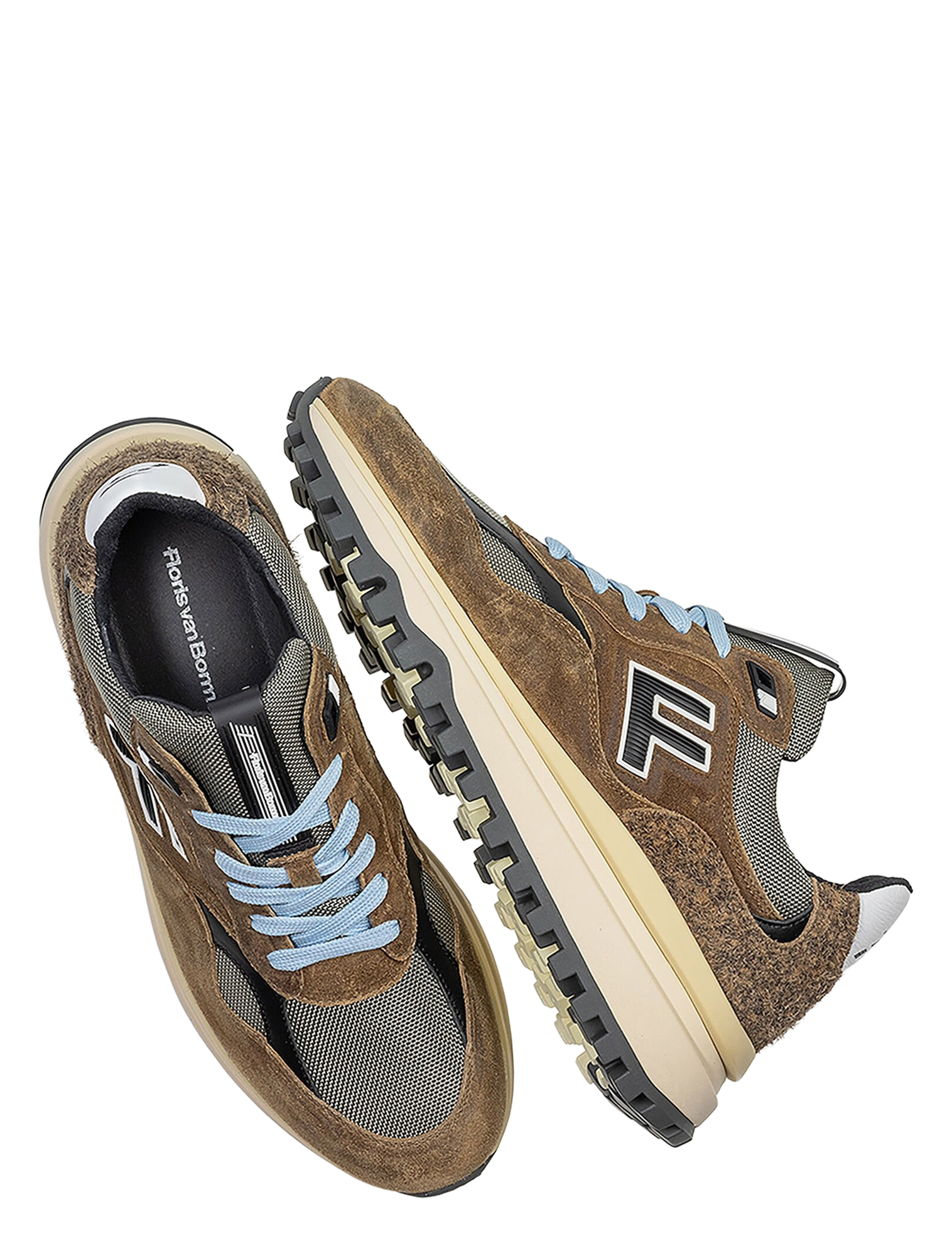 Floris van Bommel - De Gripper SFM-10238 22-02 Light Brown G+ Wijdte - Heren - Lage Sneakers - Sneakers - 50122_22_3