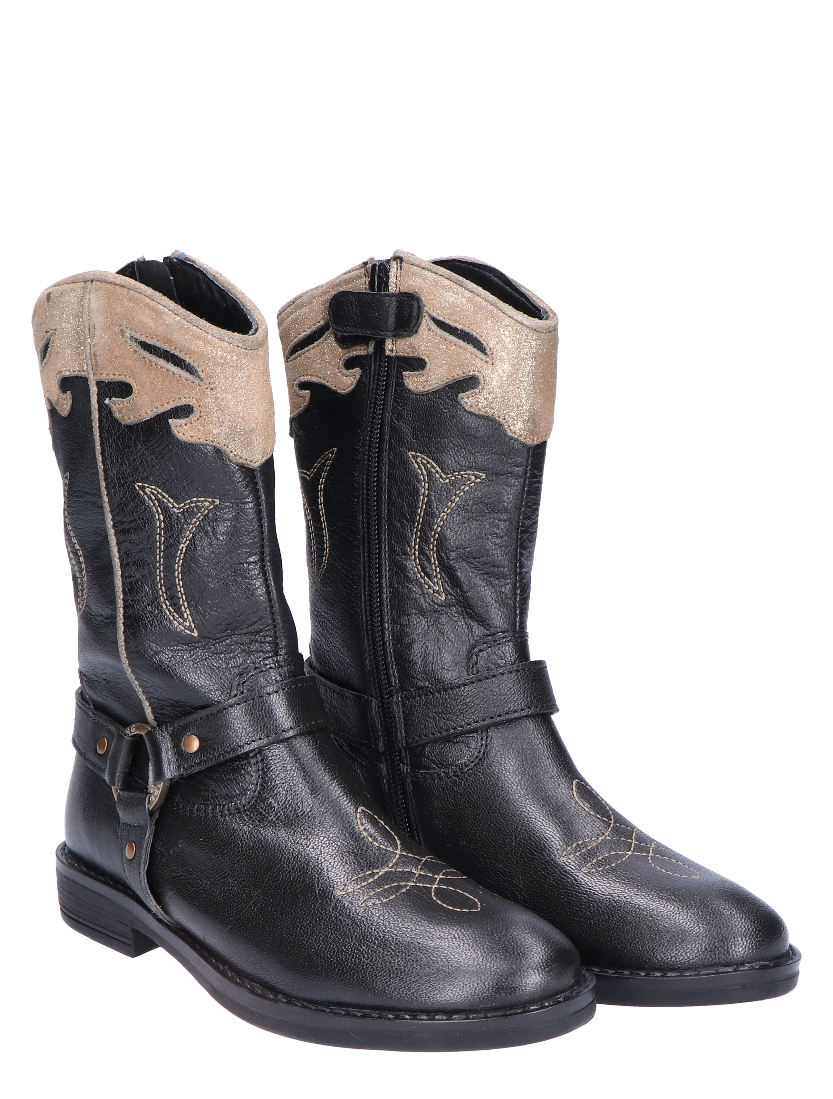 Kipling - Fendy Black Leather - Meisjes - Boots - Cowboylaarzen - 45714_11_5