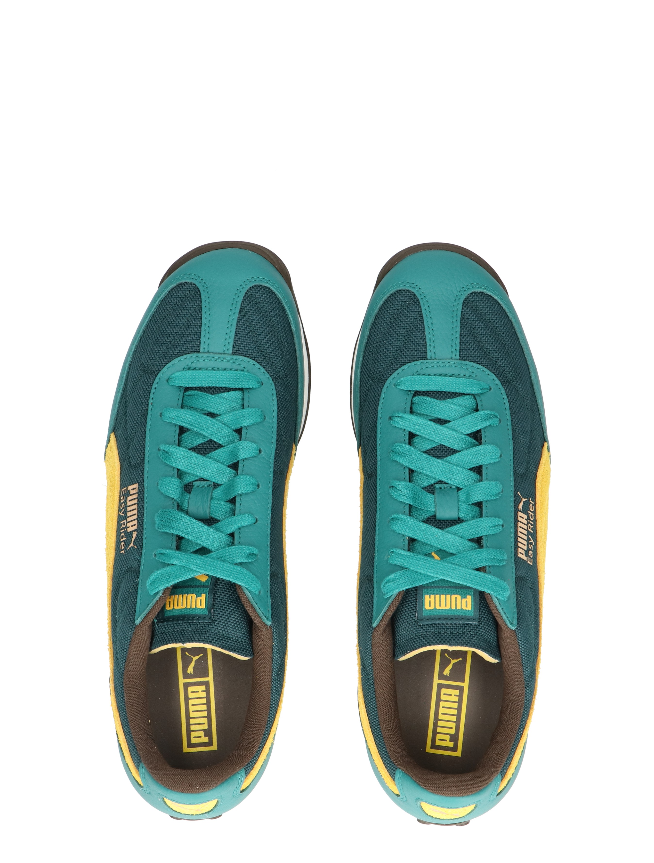 Puma - Easy Rider 403176 02 Green Terrain Yellow - Heren - Lage Sneakers - Sneakers - 48071_66_7