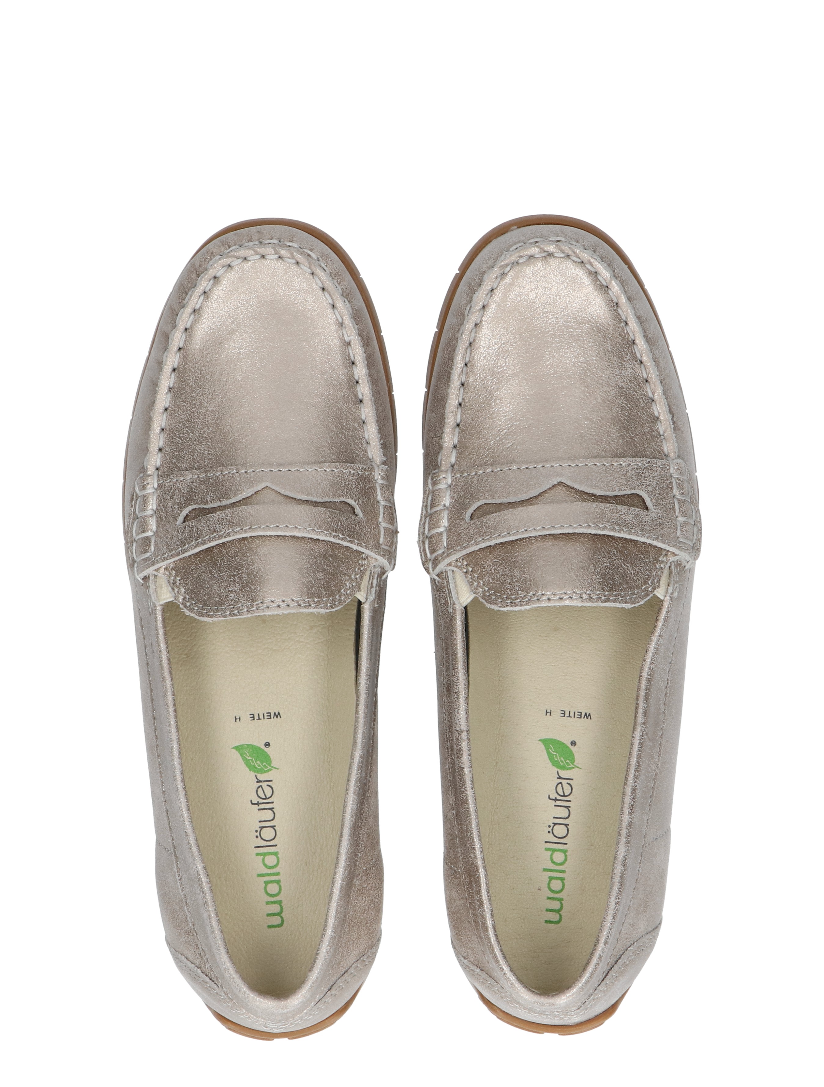 Waldlaufer - 785508 Gold H-Wijdte - Dames - Loafers - 47506_53_7