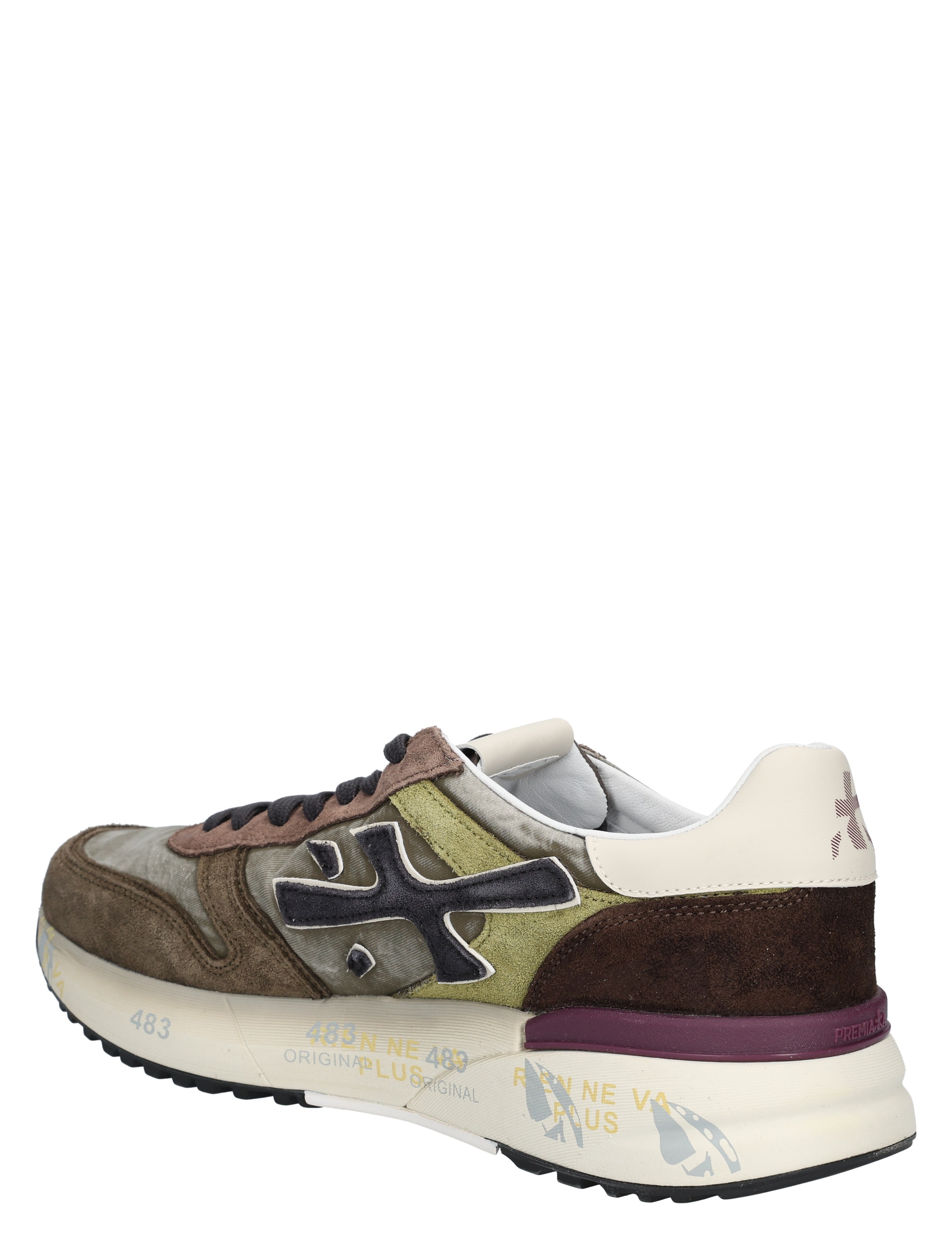 Premiata - Mick Men 7717 Green - Heren - Lage Sneakers - Sneakers - 48275_66_4