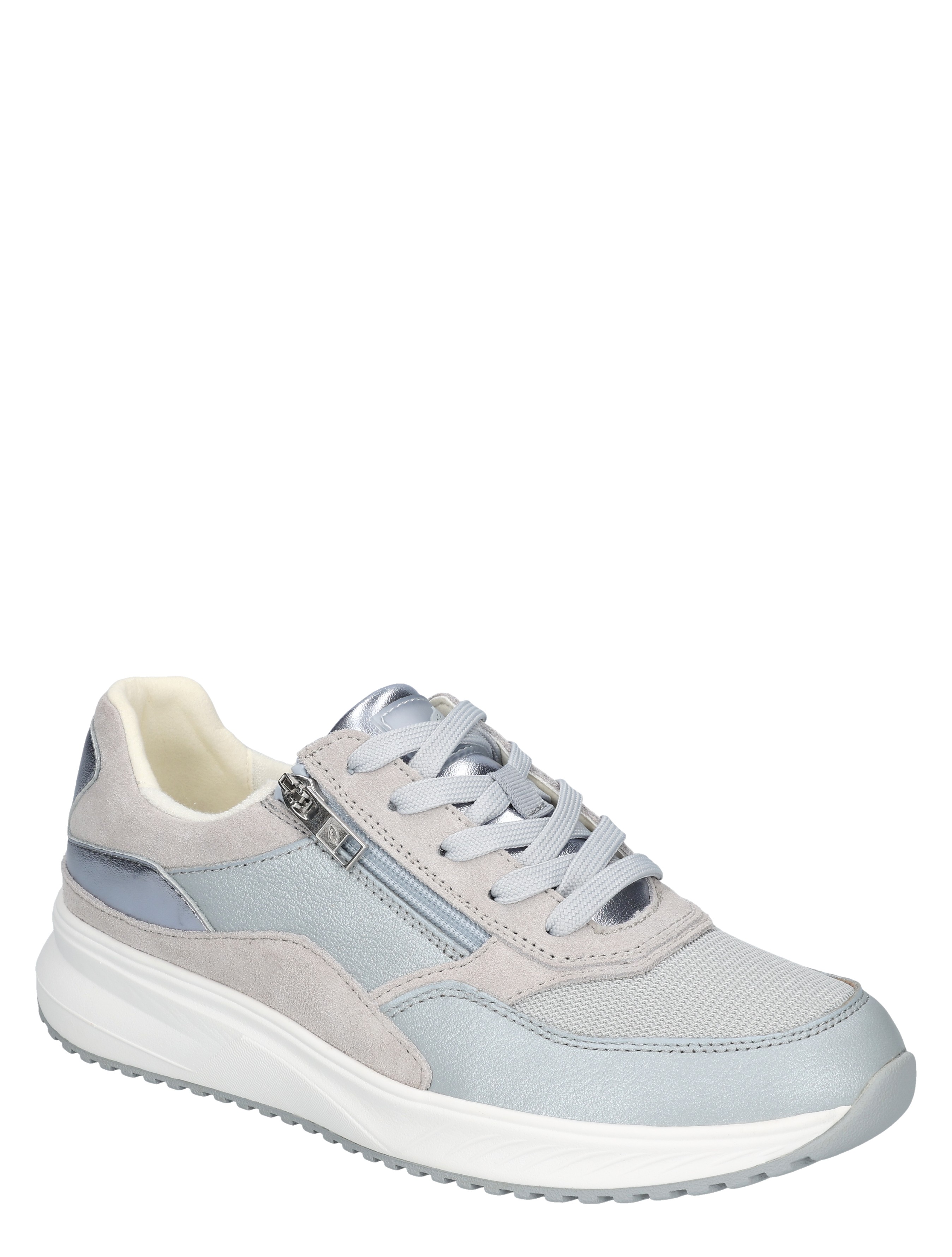 Waldlaufer - 765001 100 271 Flat Mesh Beige Lavend - Dames - Veterschoenen - Casual Veterschoenen - 50382_37_3