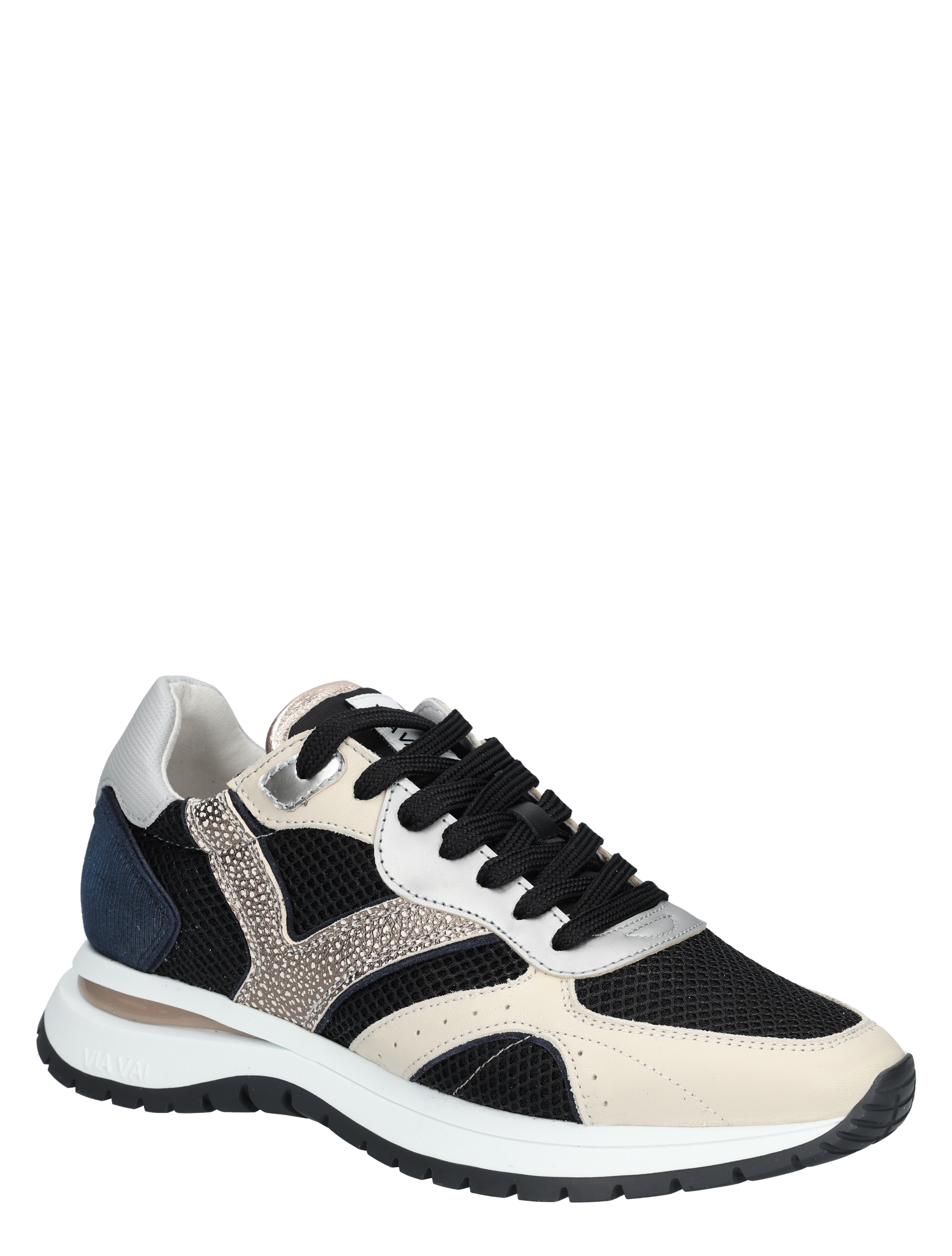 VIA VAI - Usher Elliot 62261 01-900 Black - Sneakers - Dames - Lage Sneakers - 49329_11_3