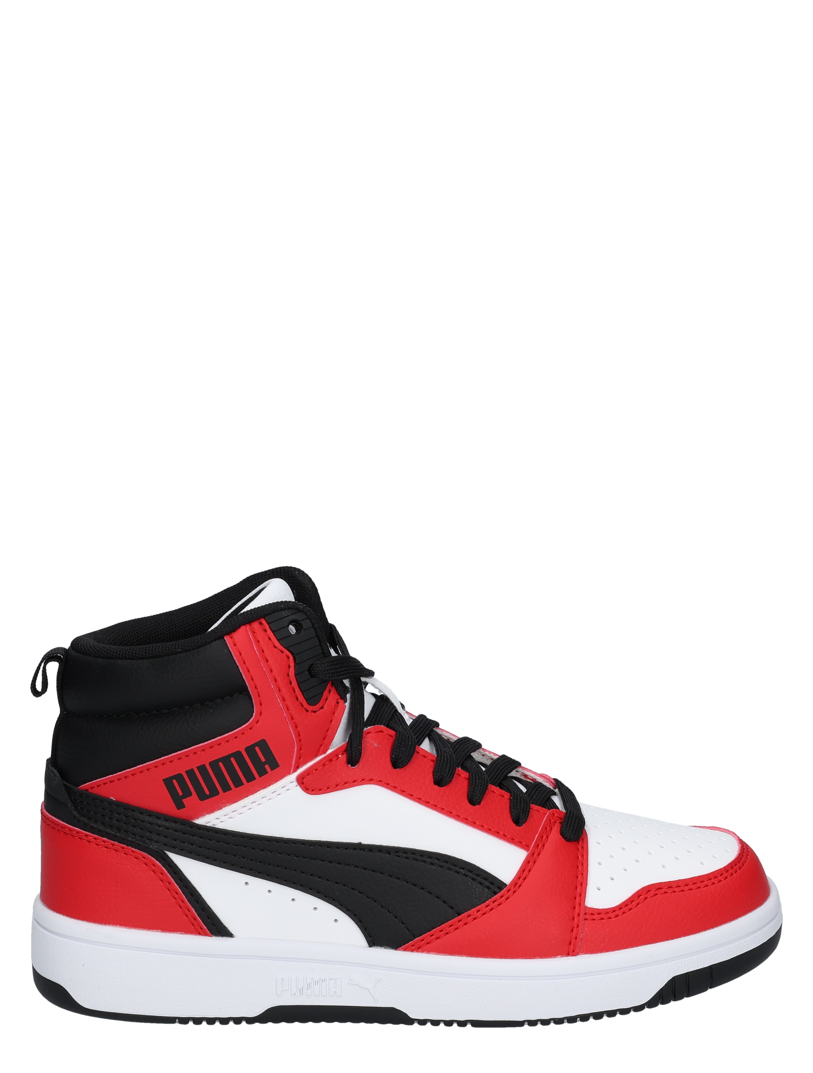 Puma - Rebound V6 Mid 393831 03 White Black For All - Jongens - Sneakers - Lage Sneakers - 49713_84_1