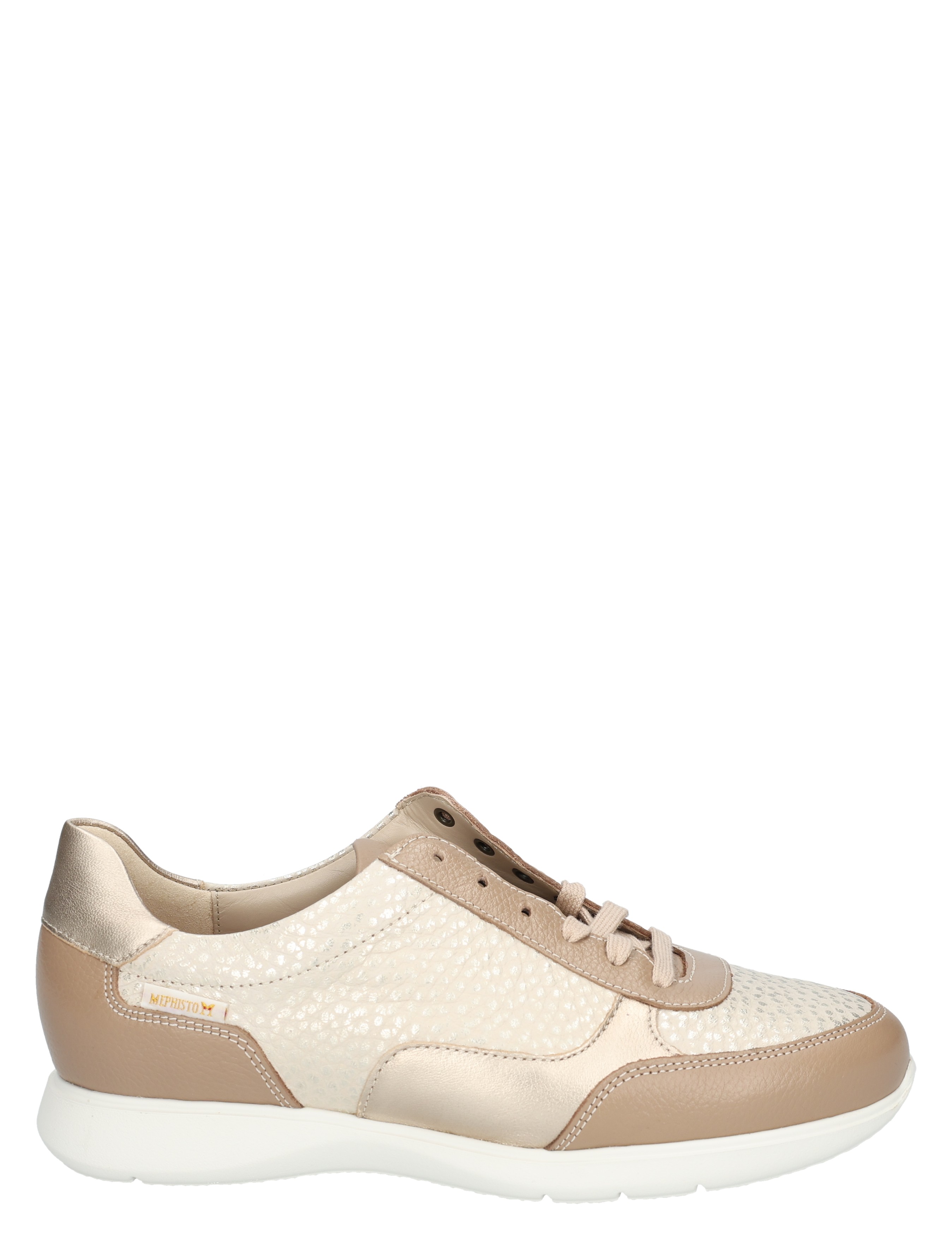 Mephisto - Mendy 9918 Light Taupe - Dames - Veterschoenen - Casual Veterschoenen - 51012_77_1