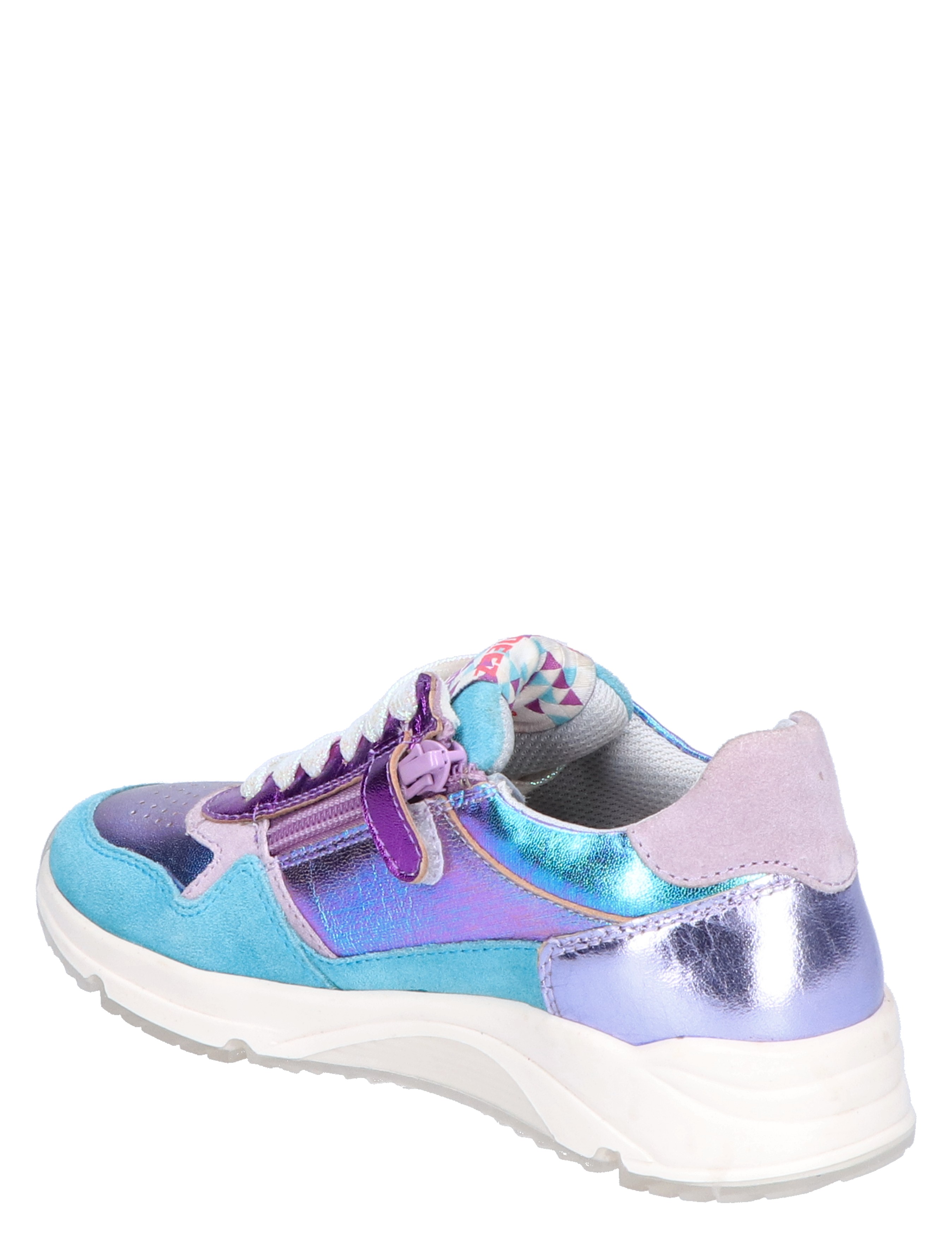 Braqeez - Feedhra Flow 926 Turqoise - Meisjes - Lage Sneakers - Sneakers - 47137_59_4