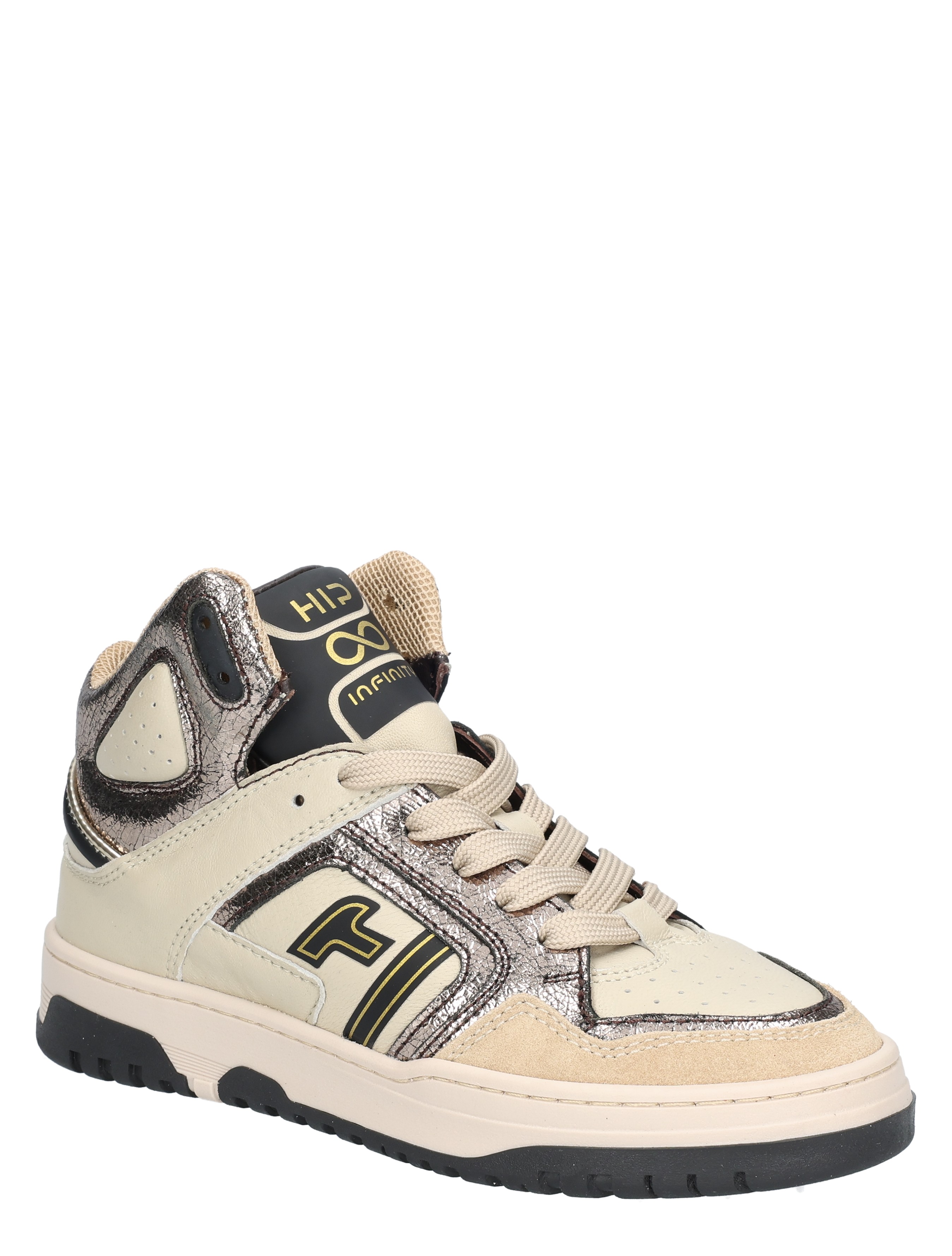Hip - H1140 Bronze - Meisjes - Sneakers - Hoge Sneakers - 49278_77_3
