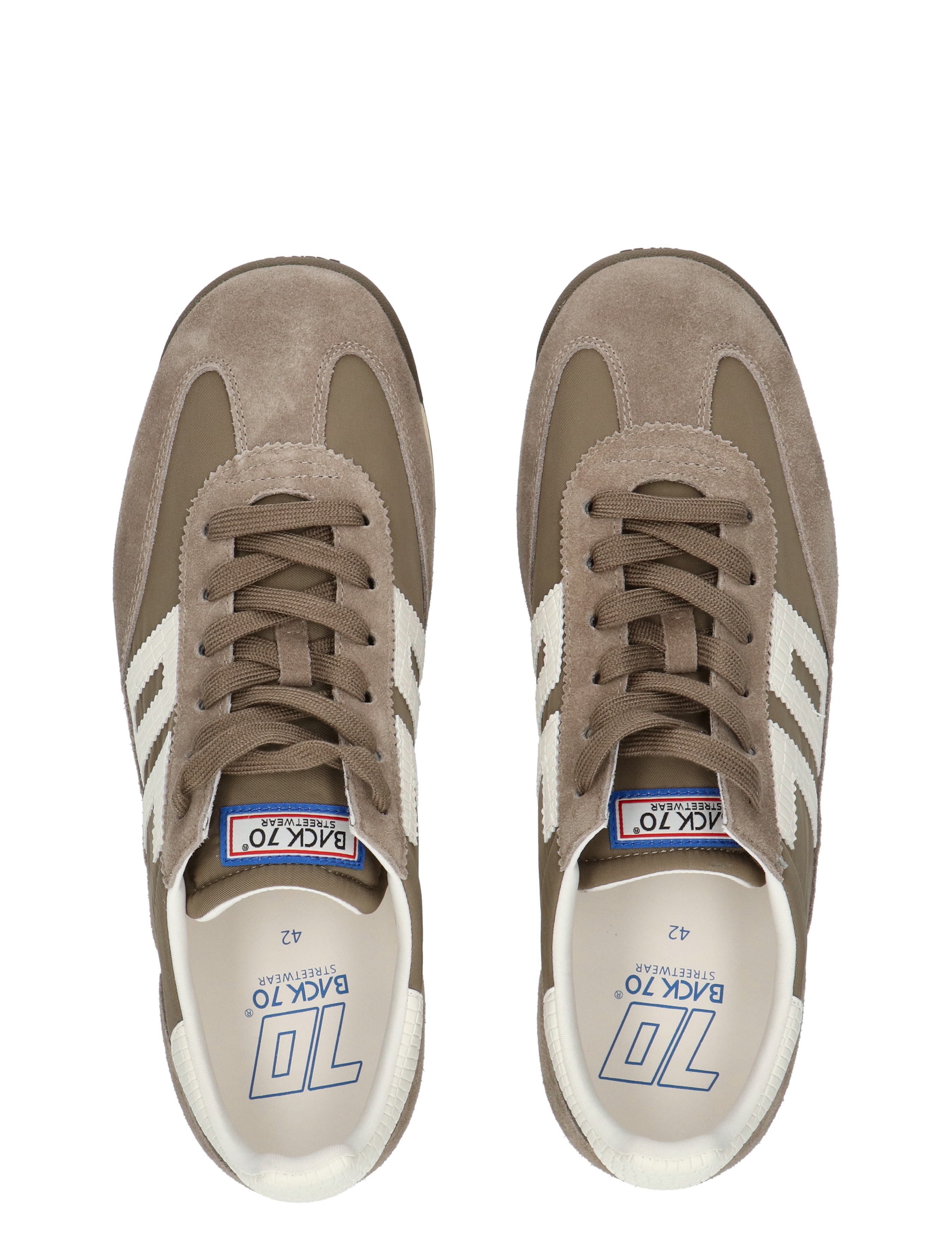 Back 70 - Jogger Man 32 Nylon Sponge Taupe Croc Mil - Heren - Lage Sneakers - Sneakers - 50722_22_7