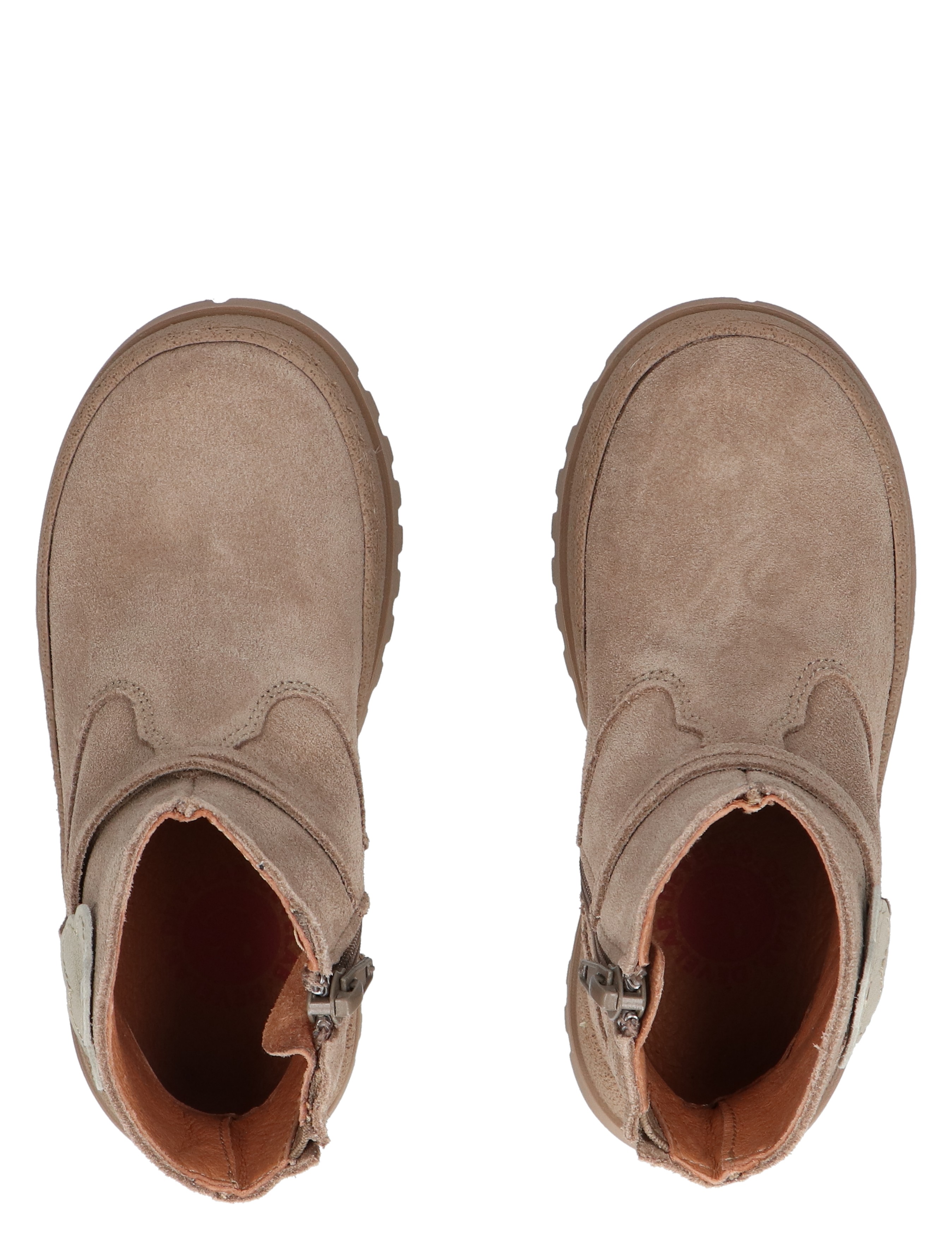 Develab - 47086 233 Taupe Suede - Meisjes - Boots - Enkellaarsjes - 49246_77_7