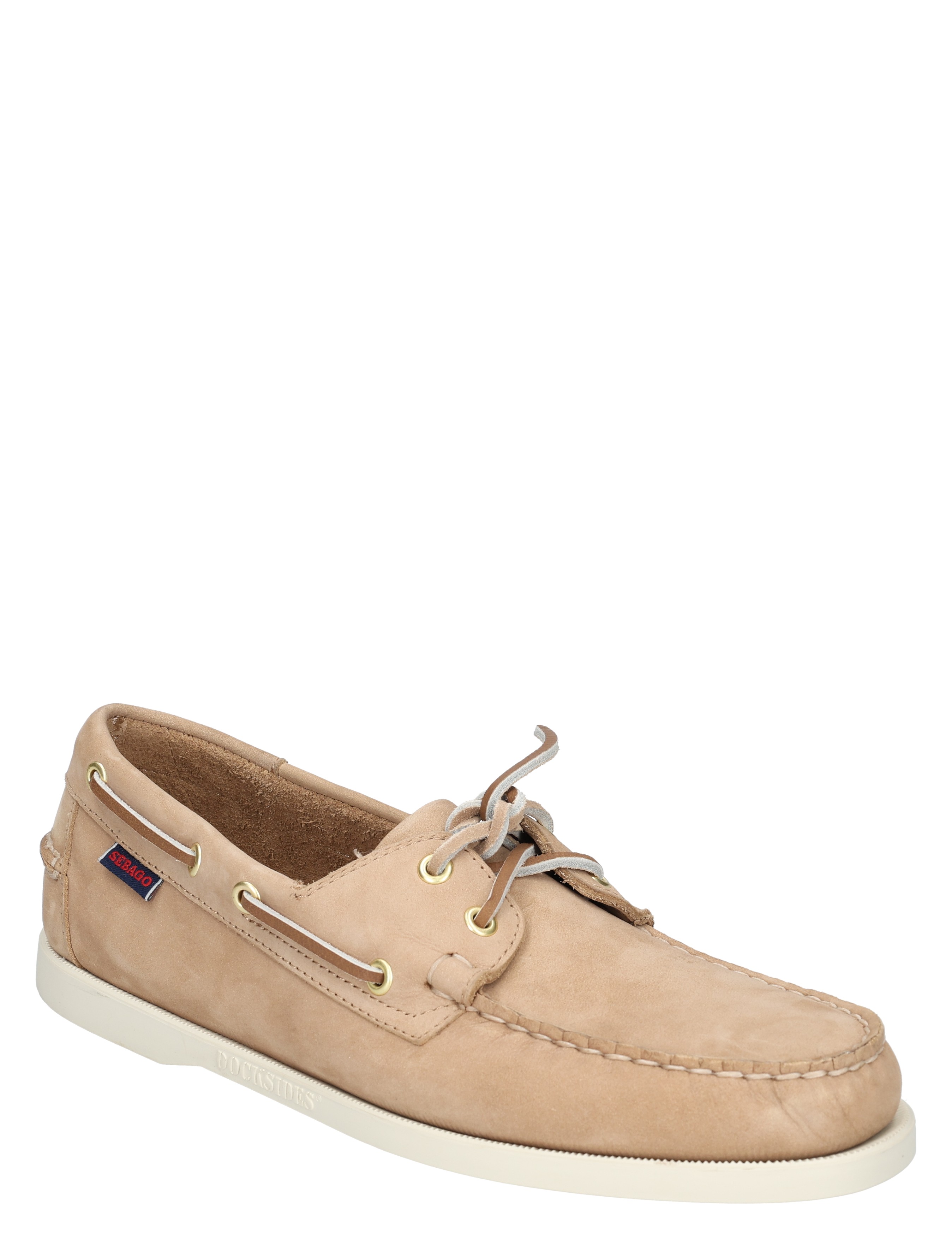 Sebago - Dockside Portland Boat Shoe Men 906 Beige Camel - Heren - Bootschoenen - 49802_77_3