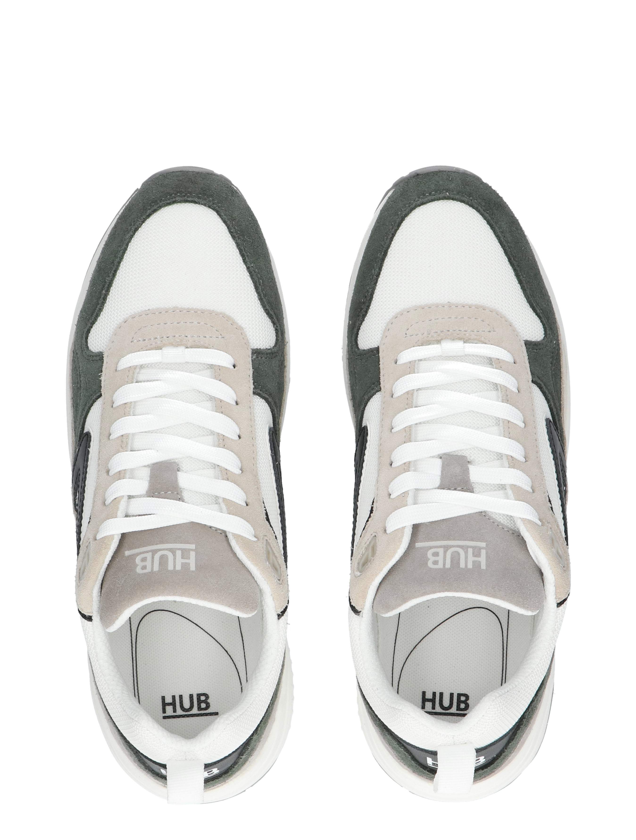 Glide Men White Mid Grey