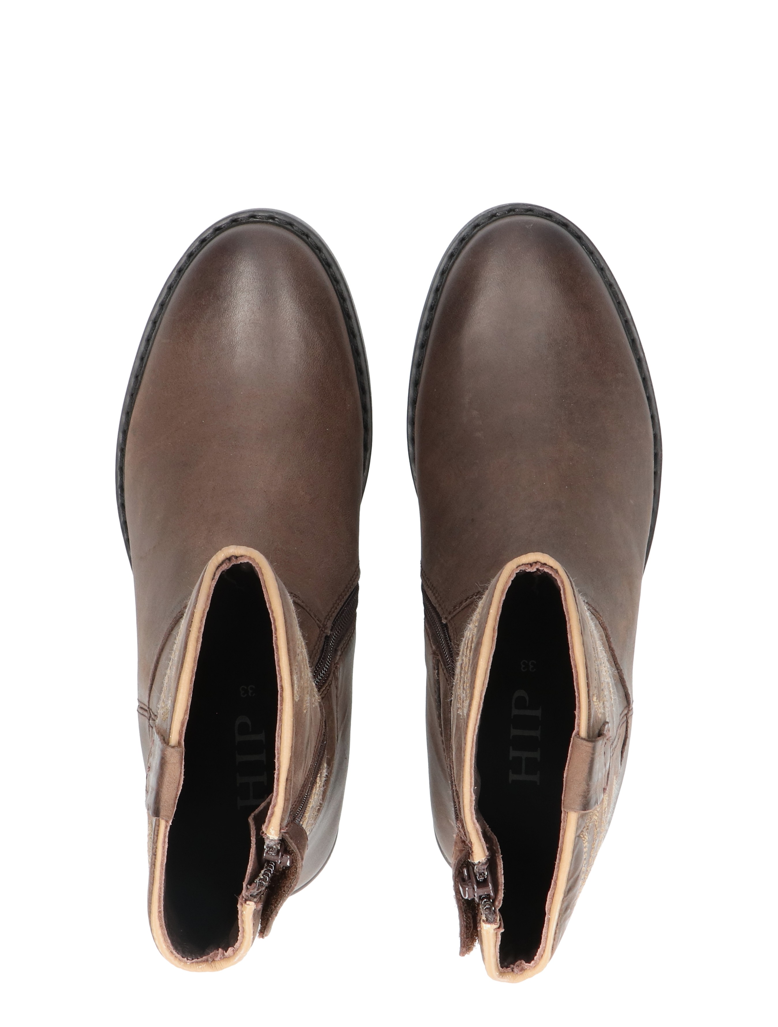 Hip - H1175 Dark Brown - Meisjes - Boots - Enkellaarsjes - 49269_22_7