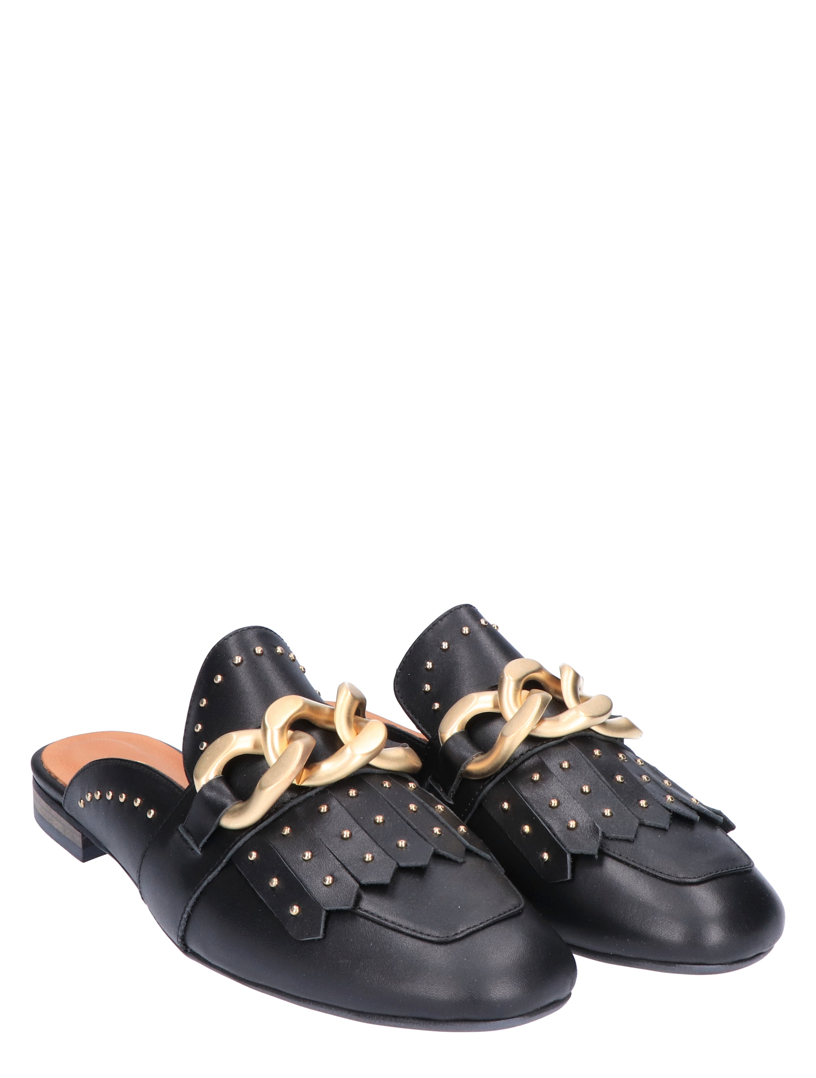 Gioia - Wynne Black Leather - Dames - Muiltjes - 47683_11_5