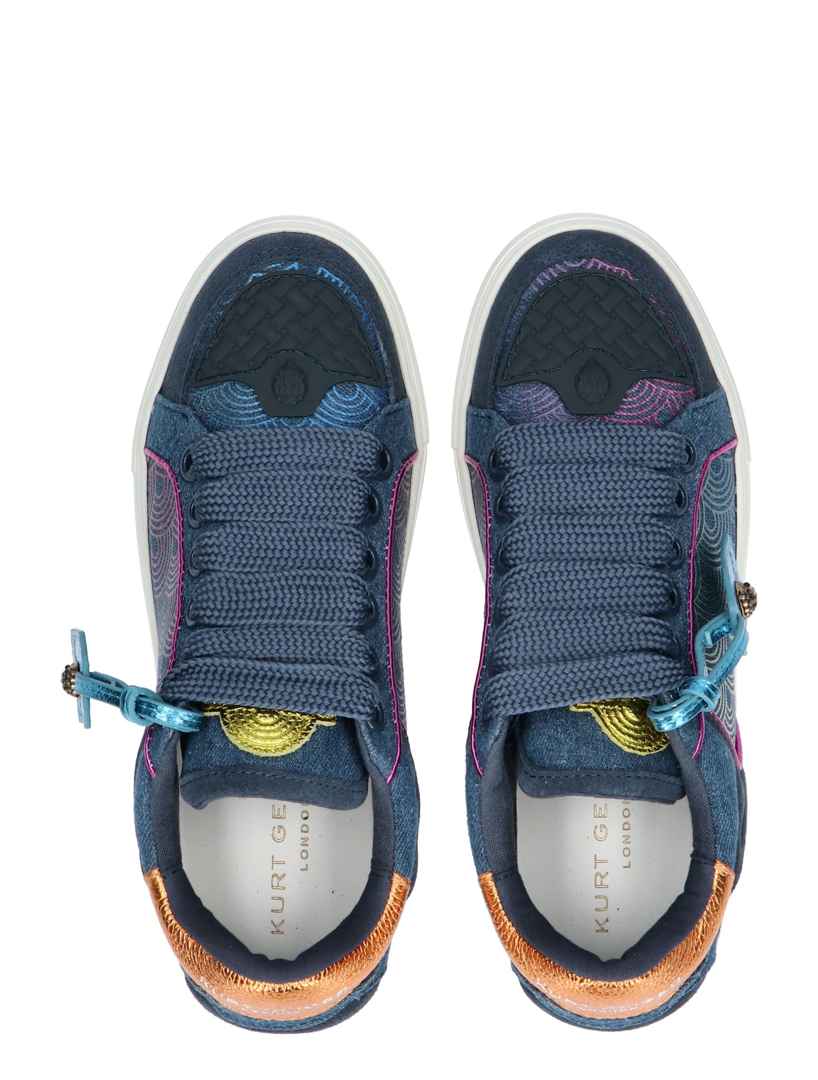 Kurt Geiger - Southbank Tag Sneaker Blue Other - Sneakers - Dames - Lage Sneakers - 46408_33_7