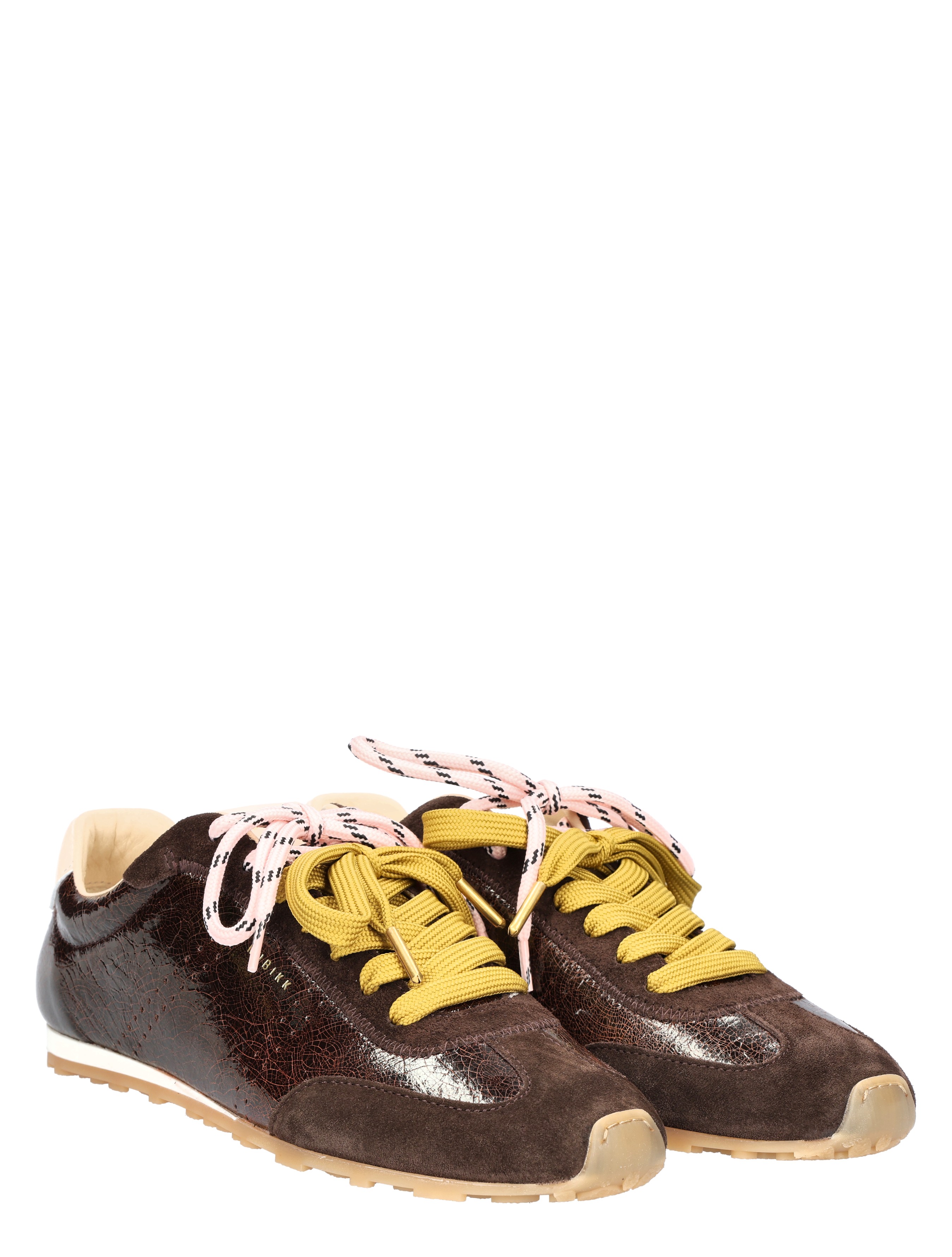 Nubikk - Billy Lou Dark Brown Laq - Sneakers - Dames - Lage Sneakers - 49196_40_5