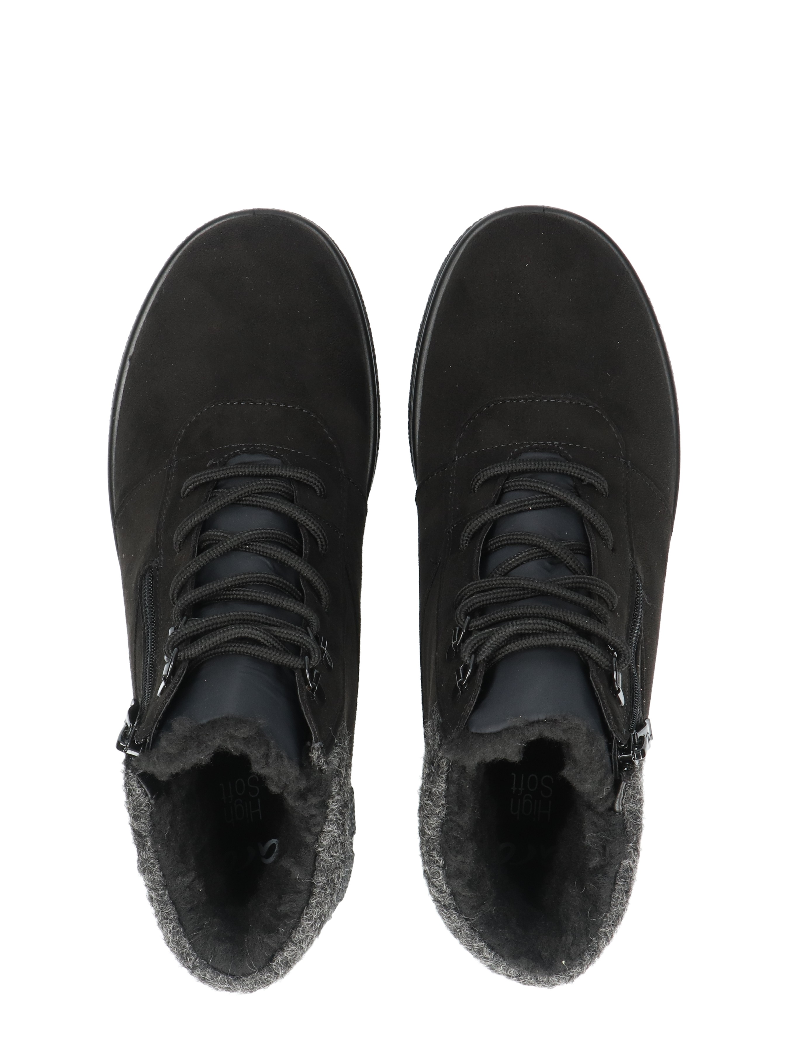 Ara - 12-49309-01 Black G-Wijdte - Dames - Boots - Veter Boots - 48831_11_7